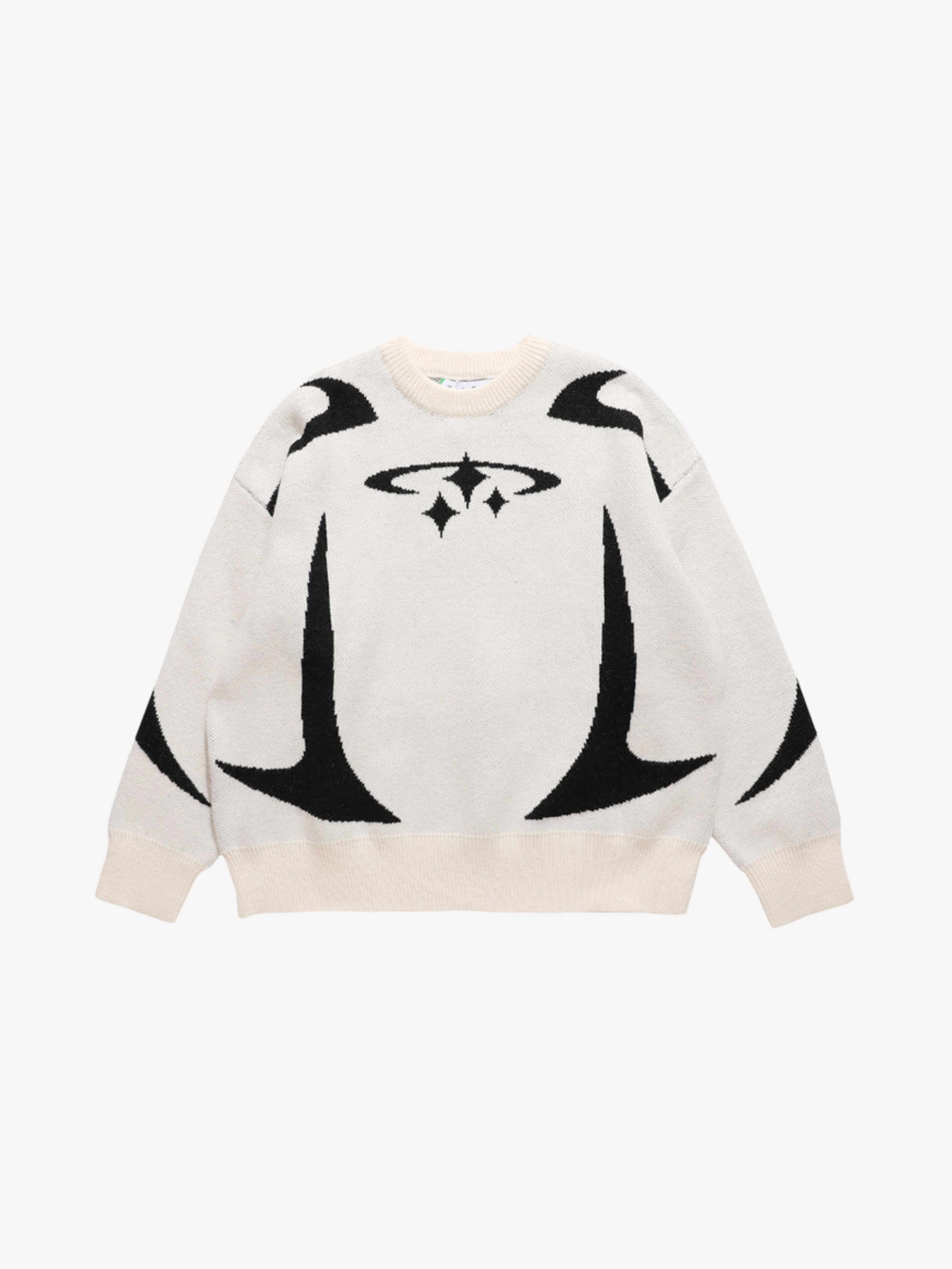 KG Y2K Star Graphic Sweater - KAEDE GARDENS