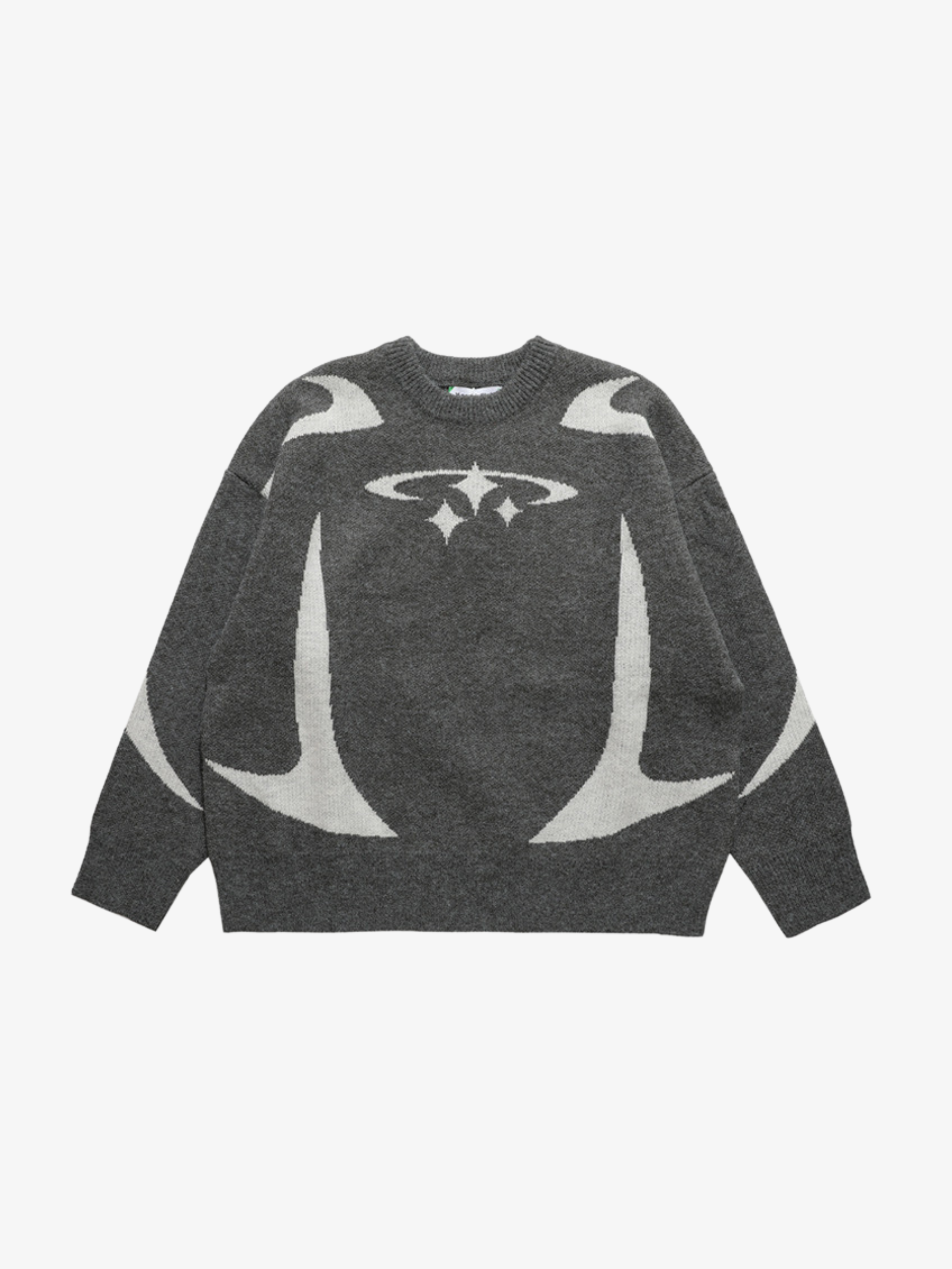 KG Y2K Star Graphic Sweater - KAEDE GARDENS