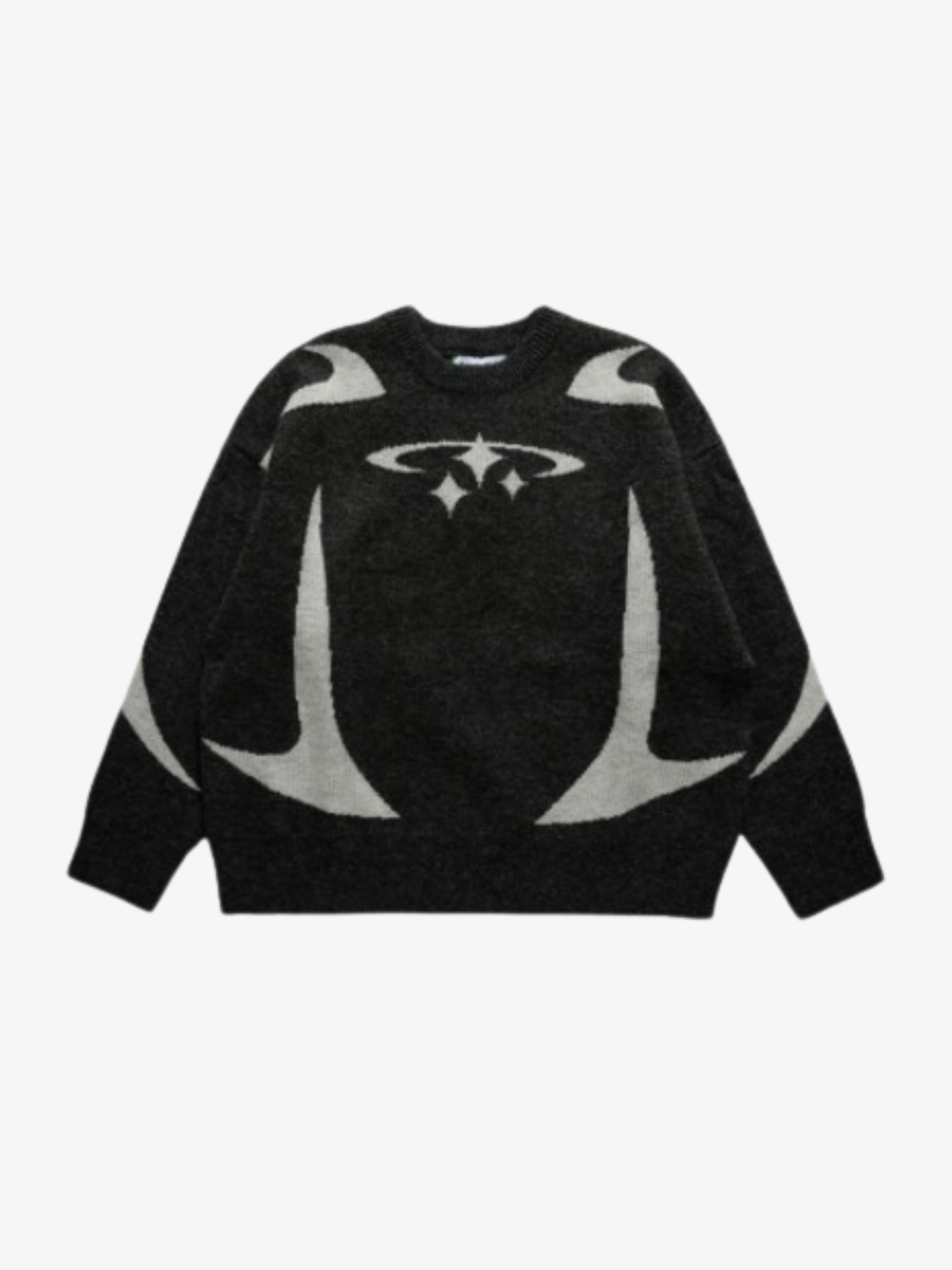 KG Y2K Star Graphic Sweater - KAEDE GARDENS