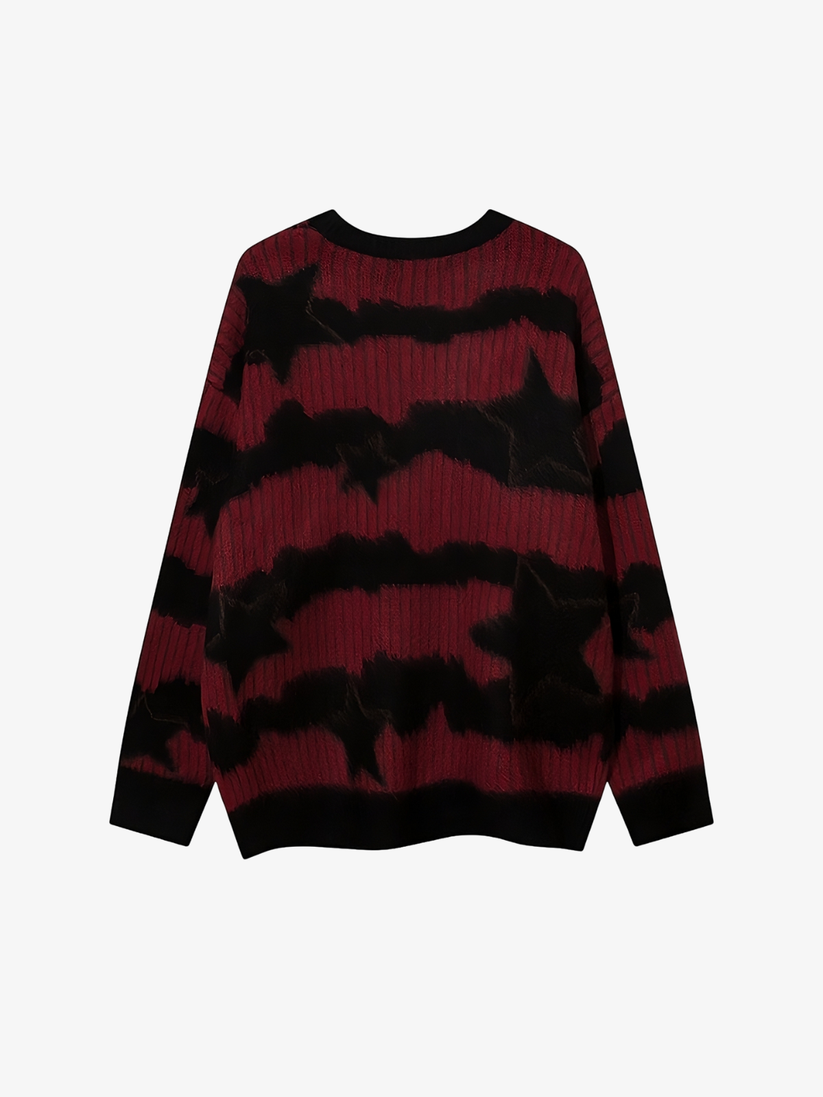 KG Creative Striped Star Sweater - KAEDE GARDENS