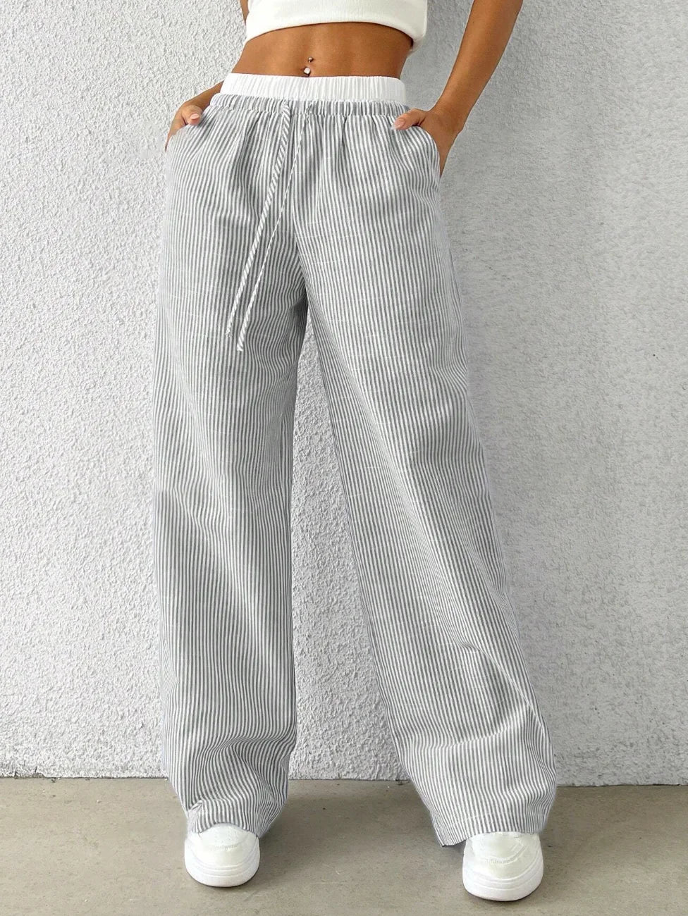 Womens pants black solid color casual fashion elegant Japanese Korean European and American mature autumn and winter