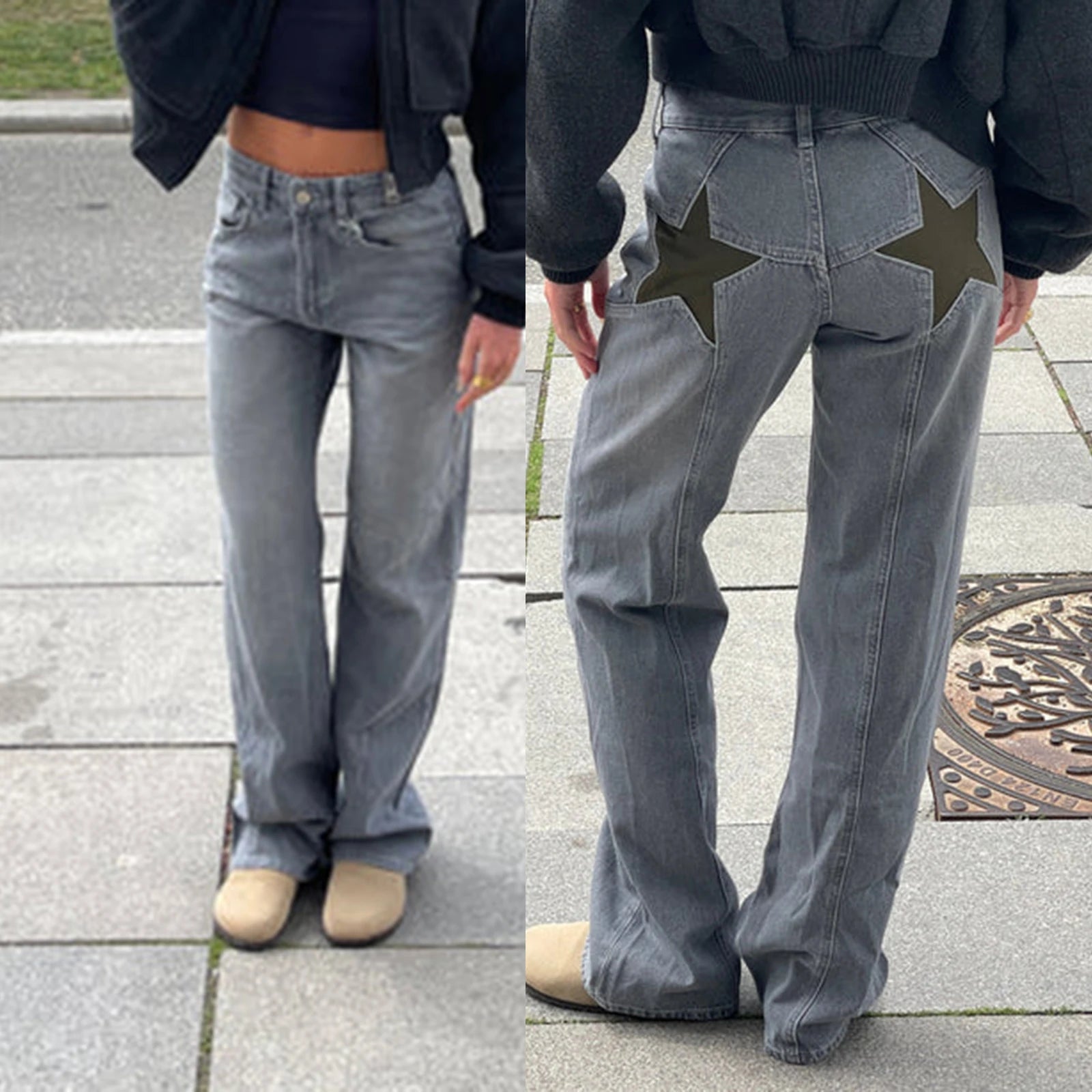 KG Star Pattern Jeans