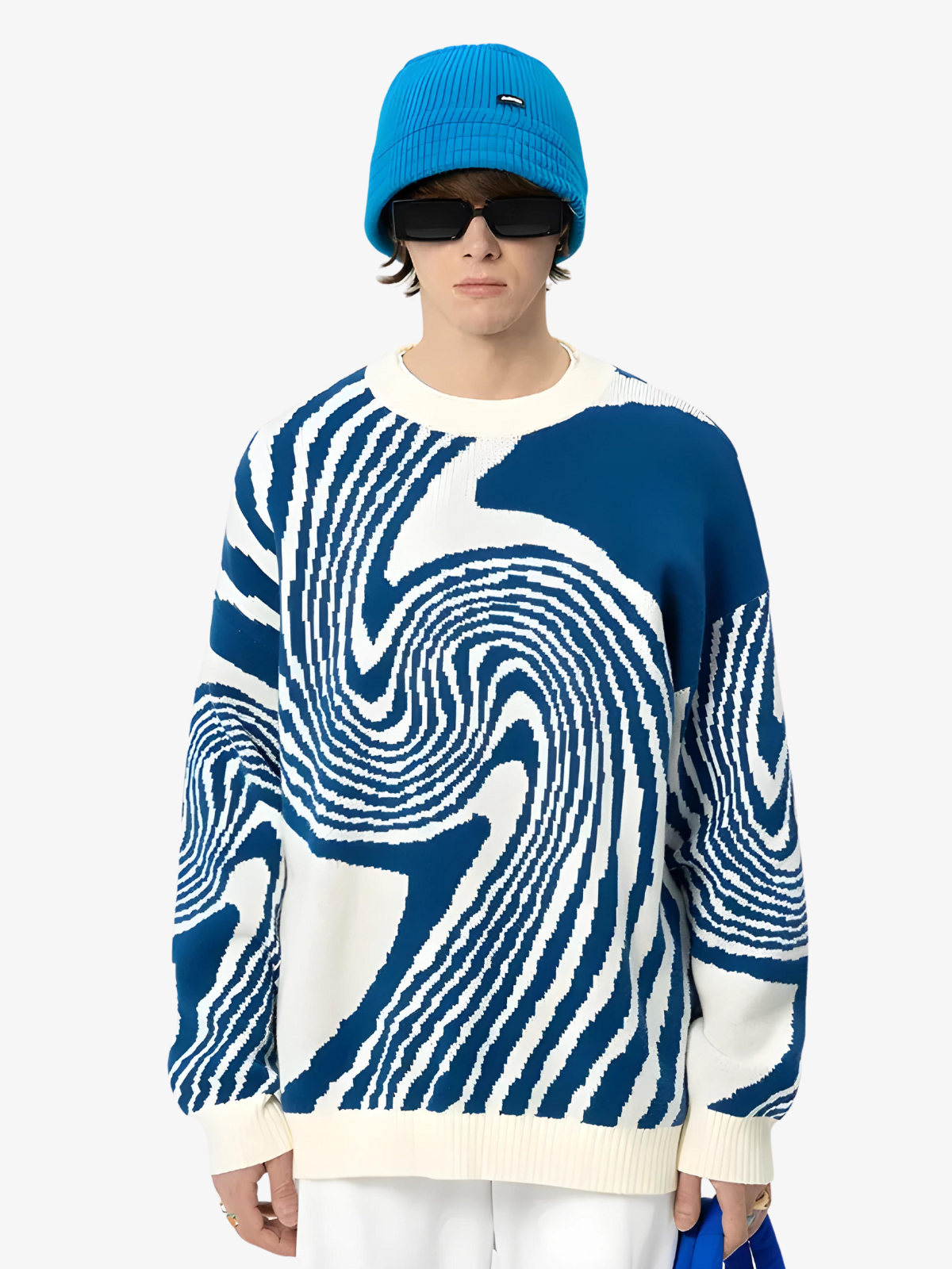 KG Basic Swirl Sweater - KAEDE GARDENS