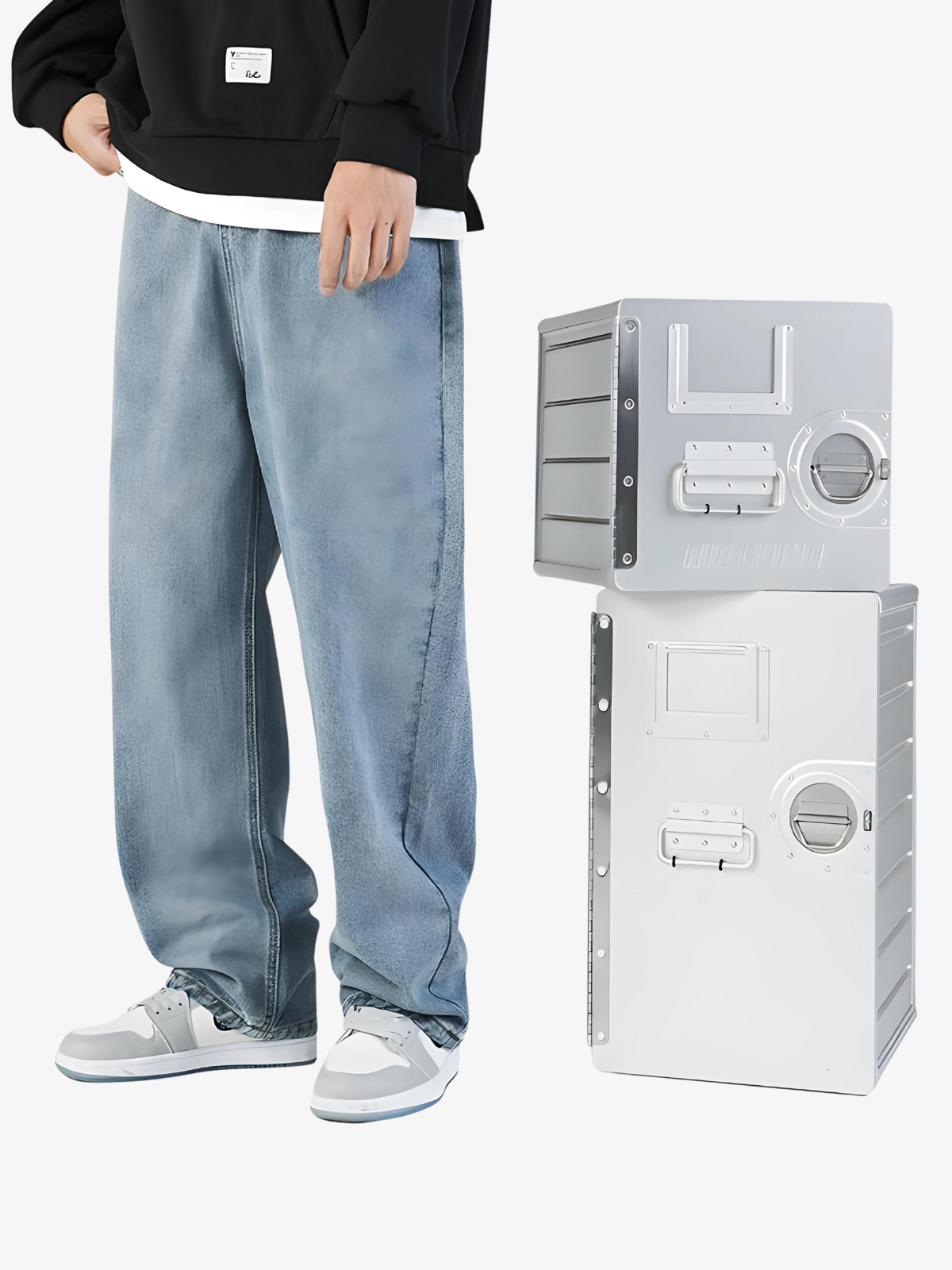 KG Casual Baggy Jeans - KAEDE GARDENS