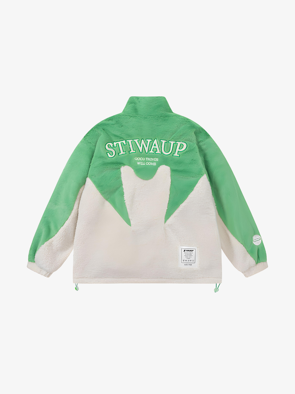 KG Cotton Patterned Fleece Jacket - KAEDE GARDENS