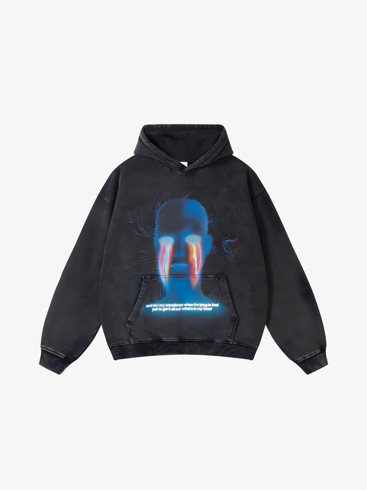 KG Rainbow Acid Eye Hoodie - KAEDE GARDENS