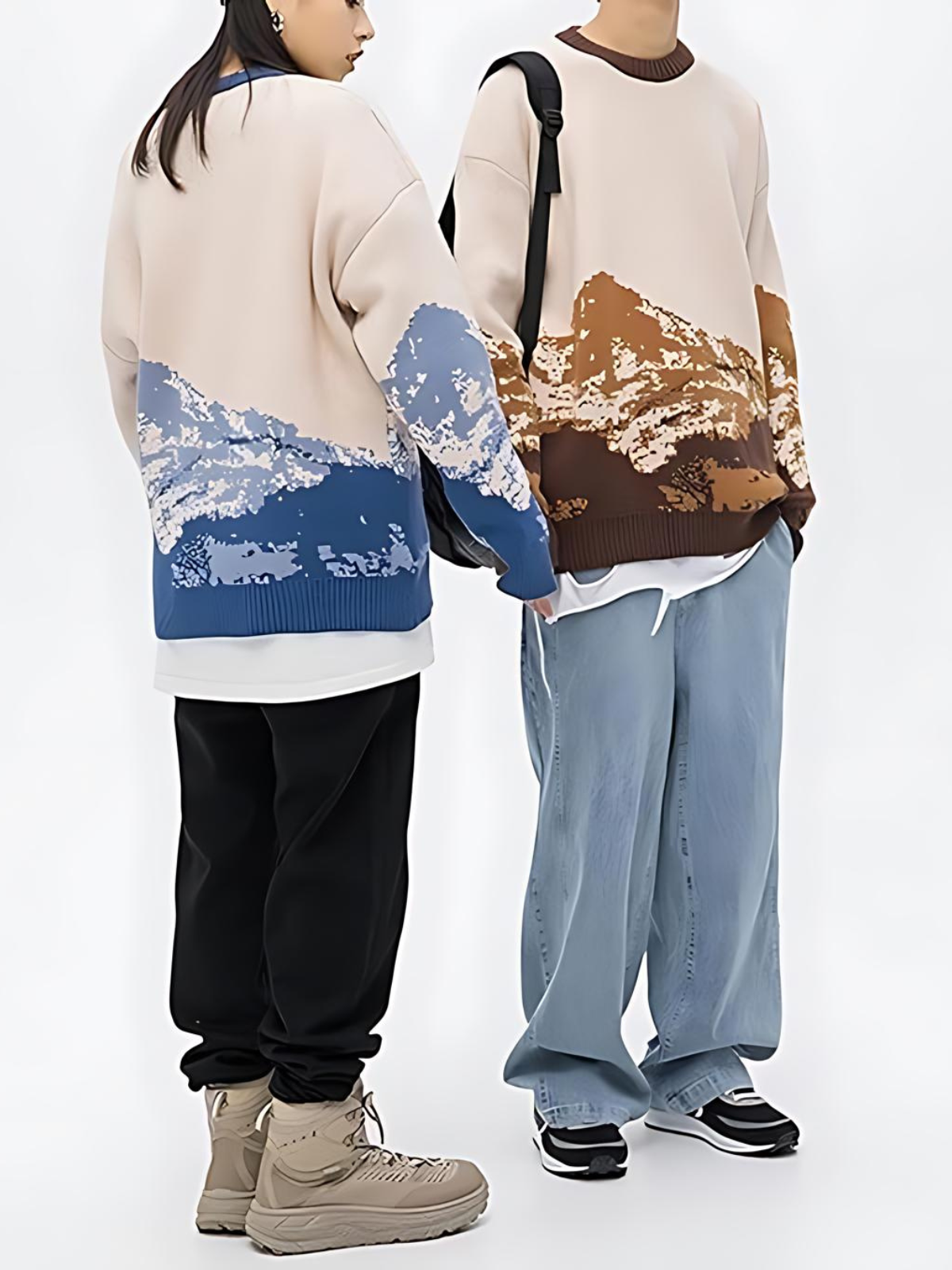 KG Snow Mountain Sweater - KAEDE GARDENS