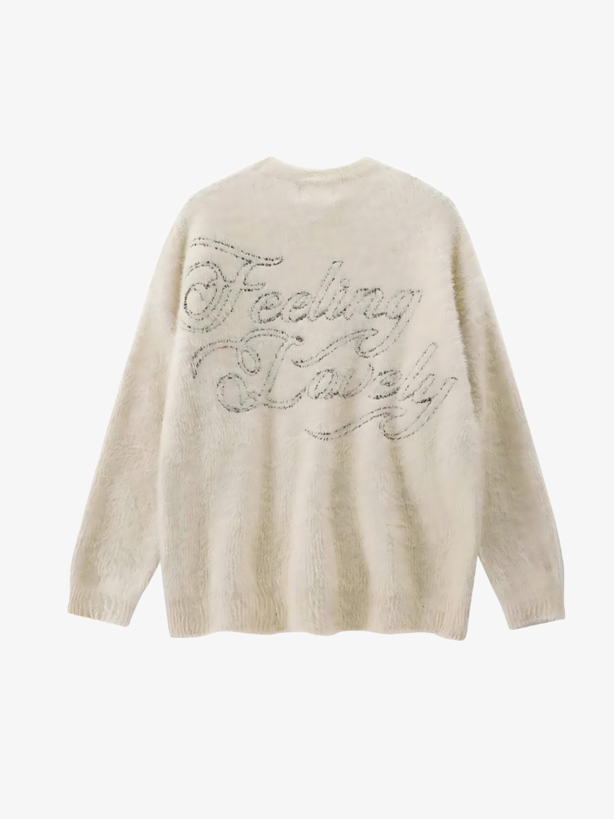 KG Mink Graphic Sweater - KAEDE GARDENS