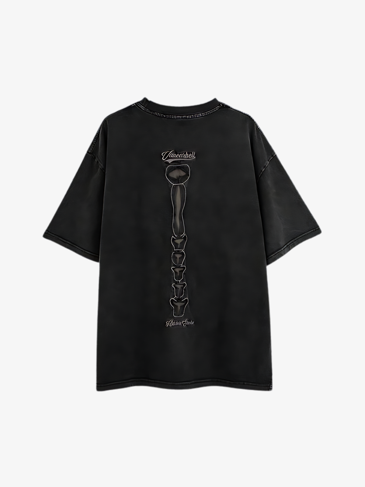 KG Ripped Skeleton Bone T-Shirt - KAEDE GARDENS