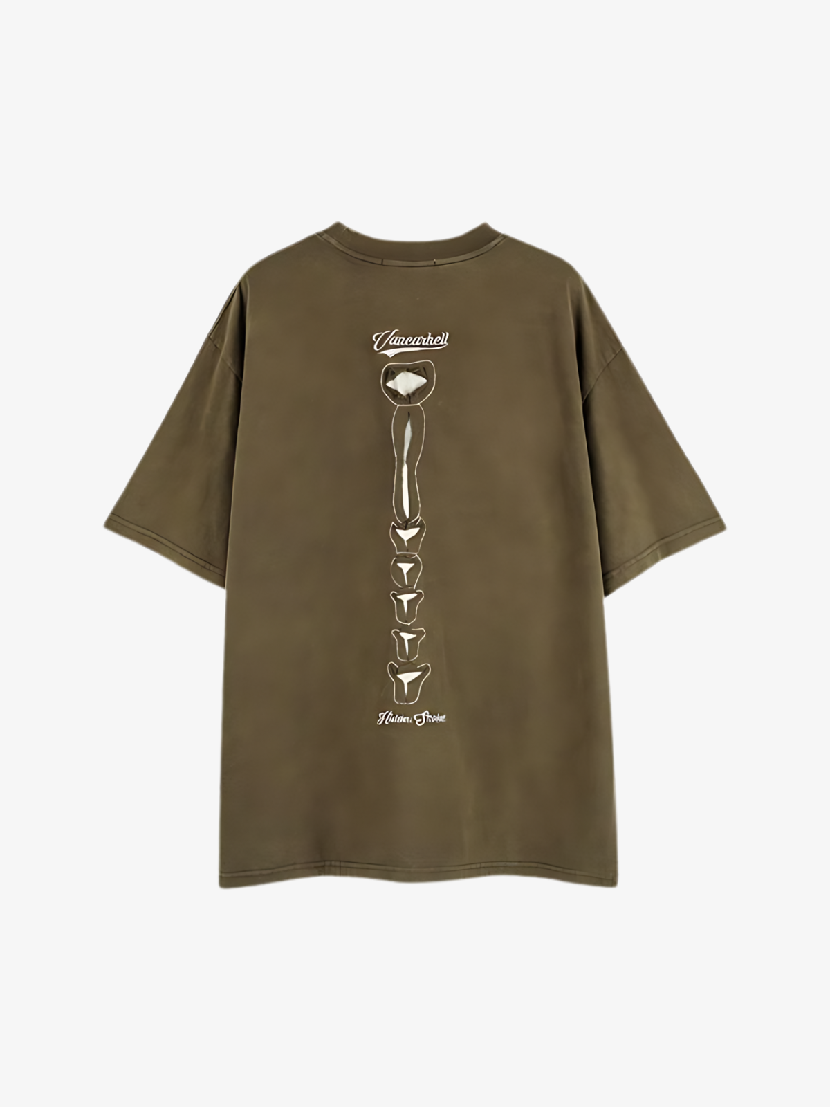 KG Ripped Skeleton Bone T-Shirt - KAEDE GARDENS