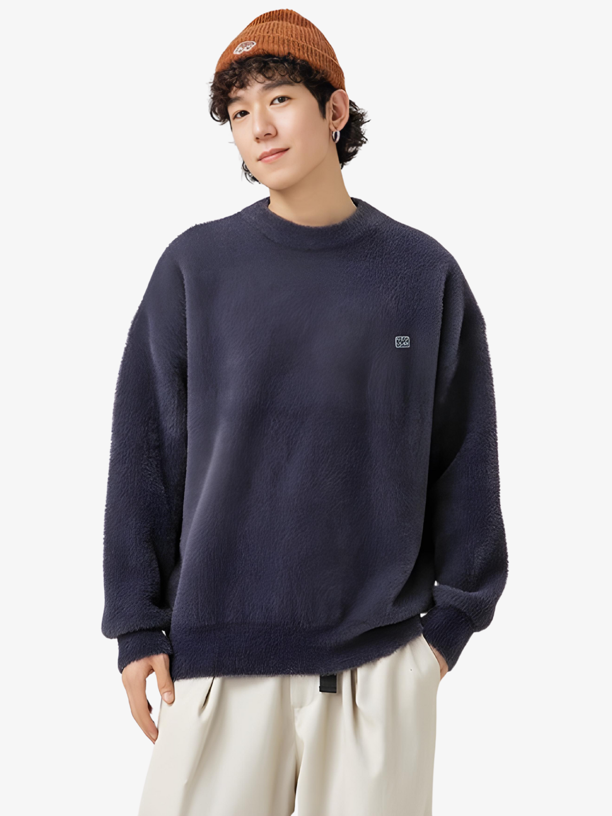 KG Solid Colored Sweater - KAEDE GARDENS