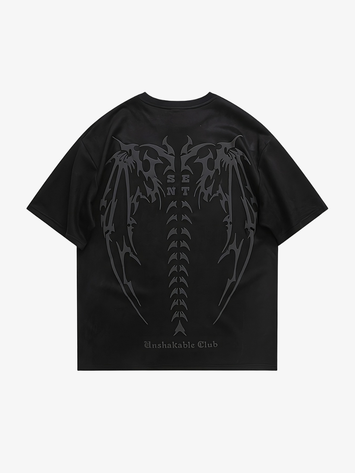 KG Suede Dragon T-Shirt - KAEDE GARDENS