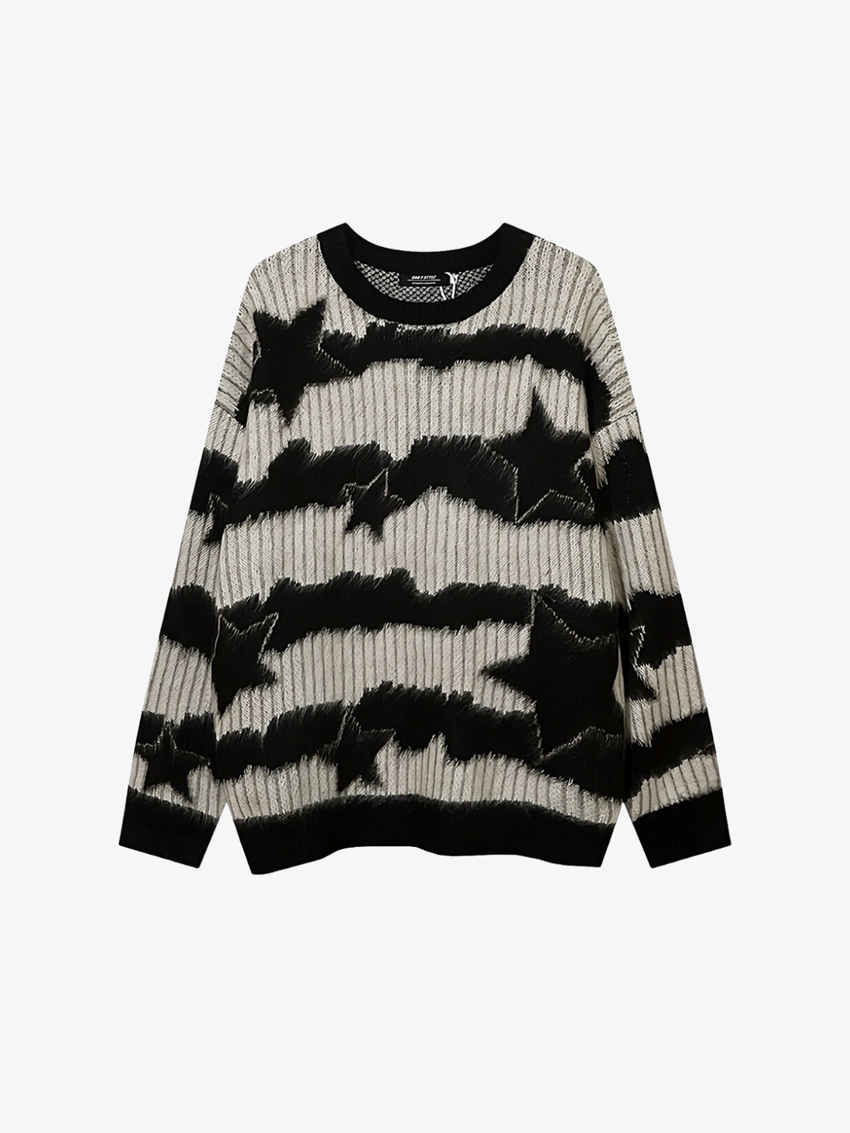 KG Creative Striped Star Sweater - KAEDE GARDENS