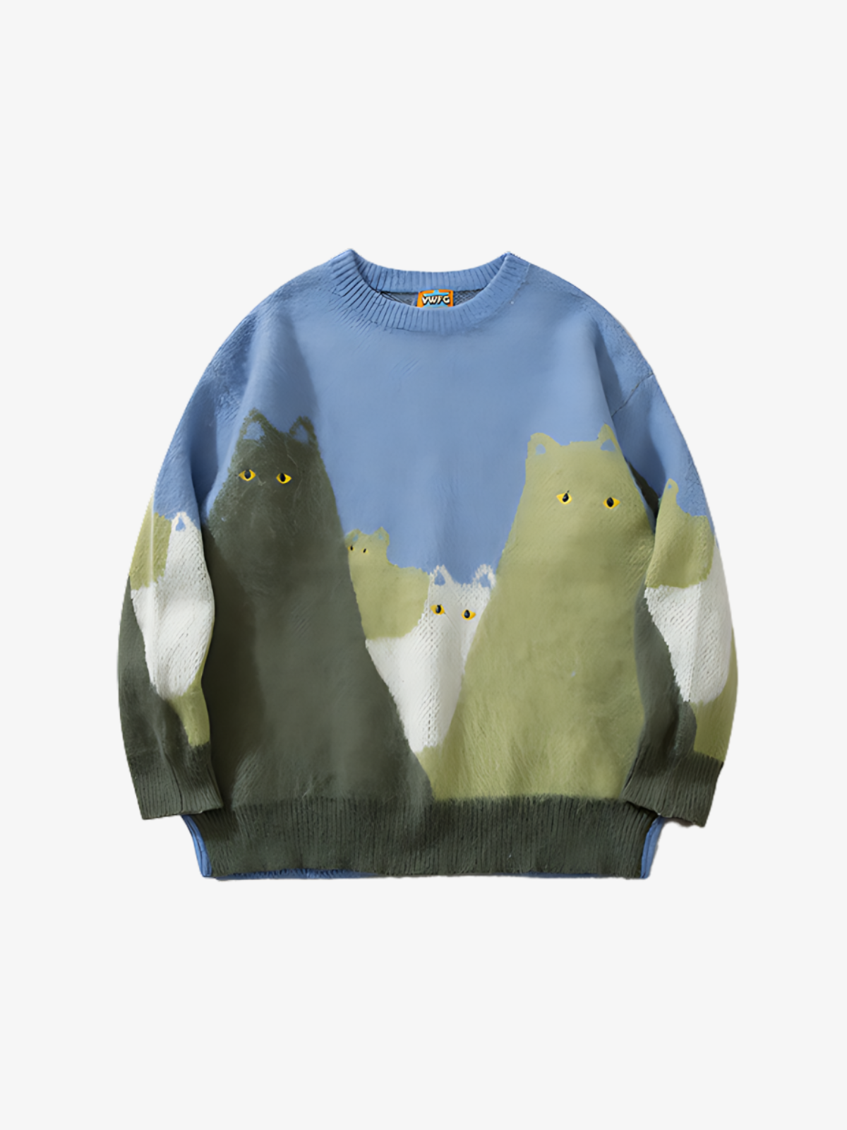 KG Happy Cat Sweater - KAEDE GARDENS