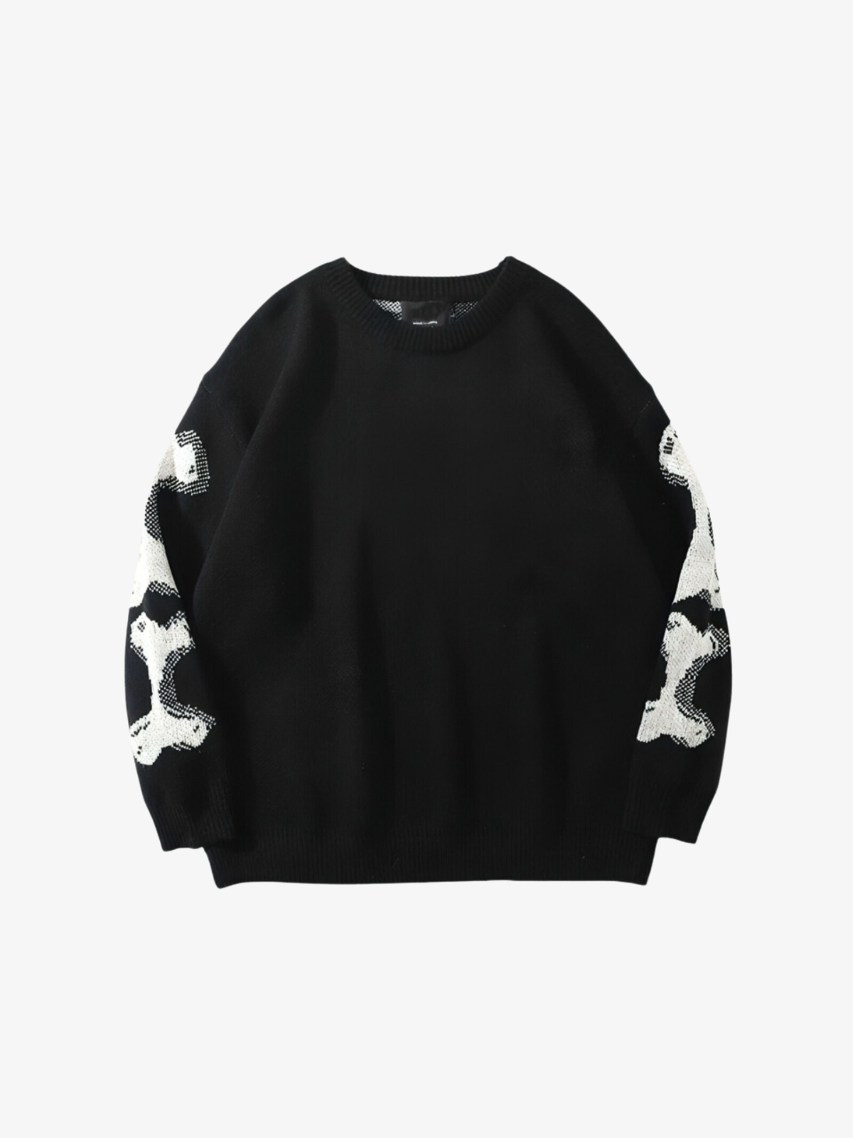 KG Skeleton Patterned Sweater - KAEDE GARDENS