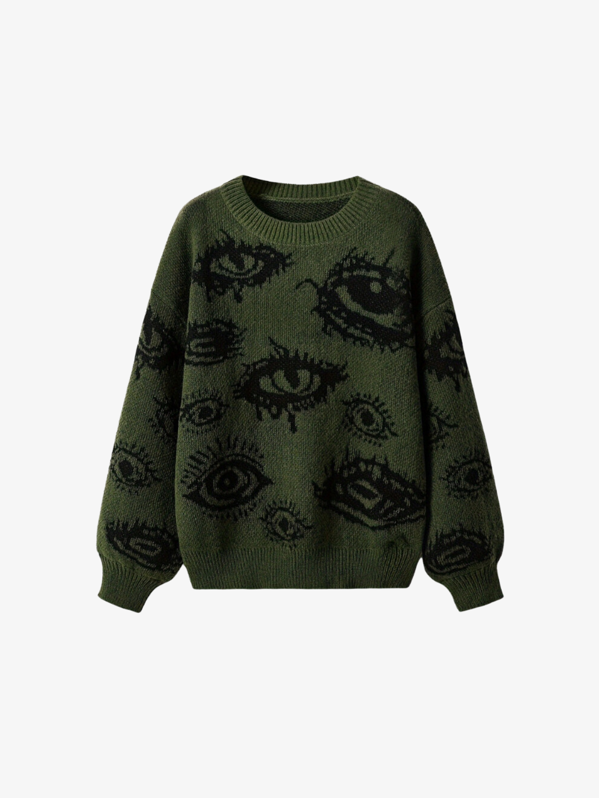 KG Eye Pattern Sweater - KAEDE GARDENS