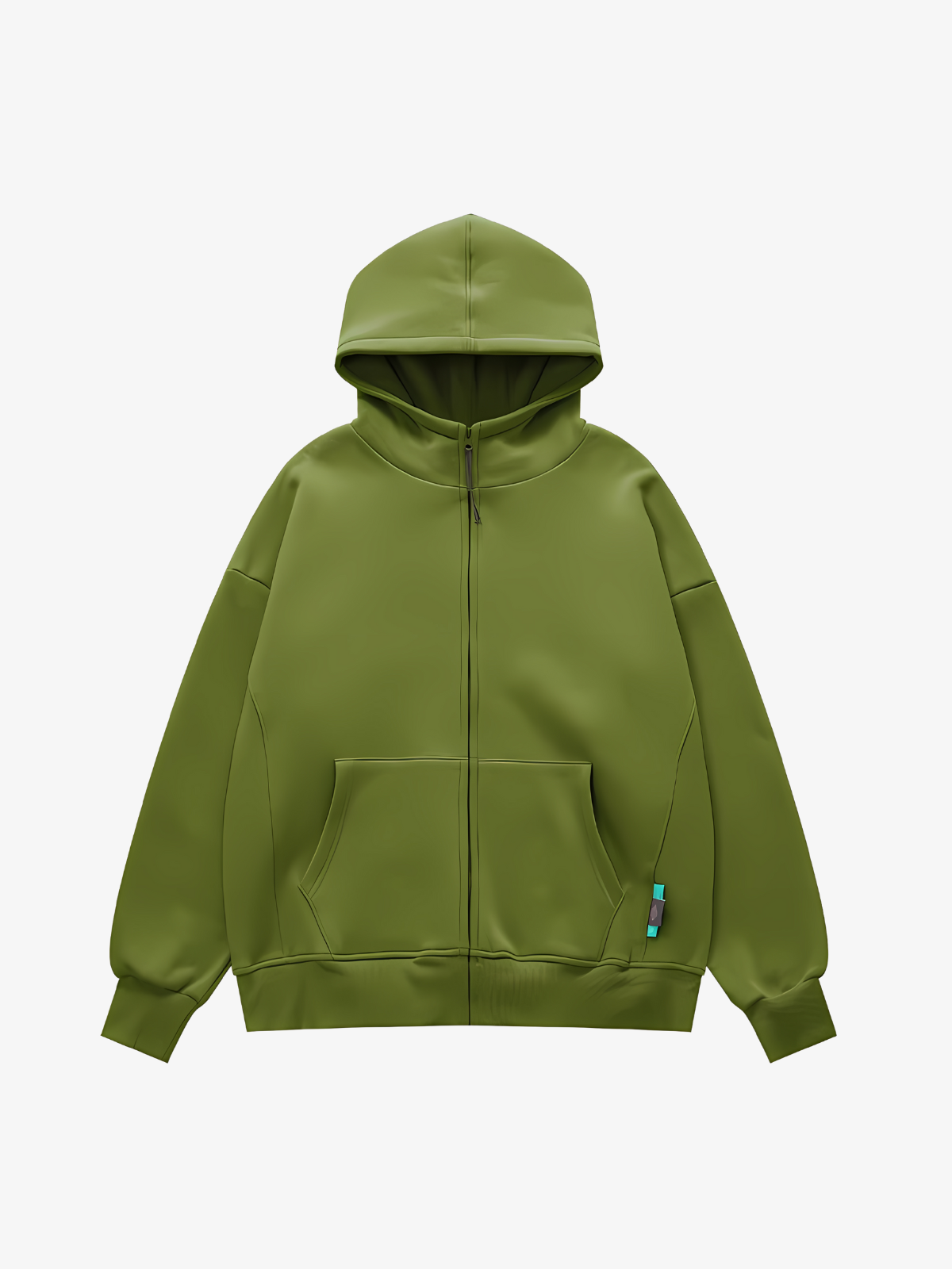 KG Heavy High Zipper Hoodie - KAEDE GARDENS