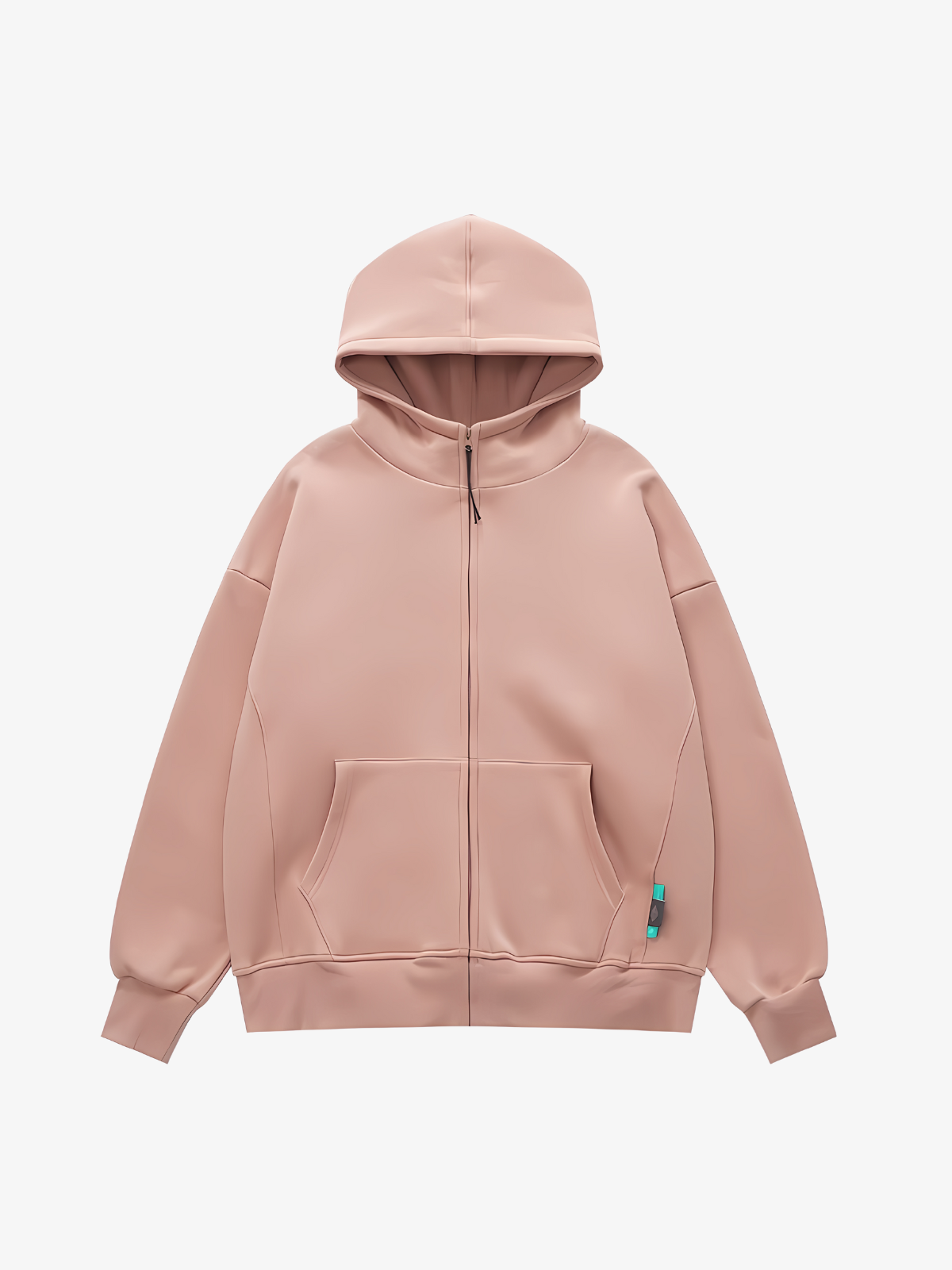 KG Heavy High Zipper Hoodie - KAEDE GARDENS