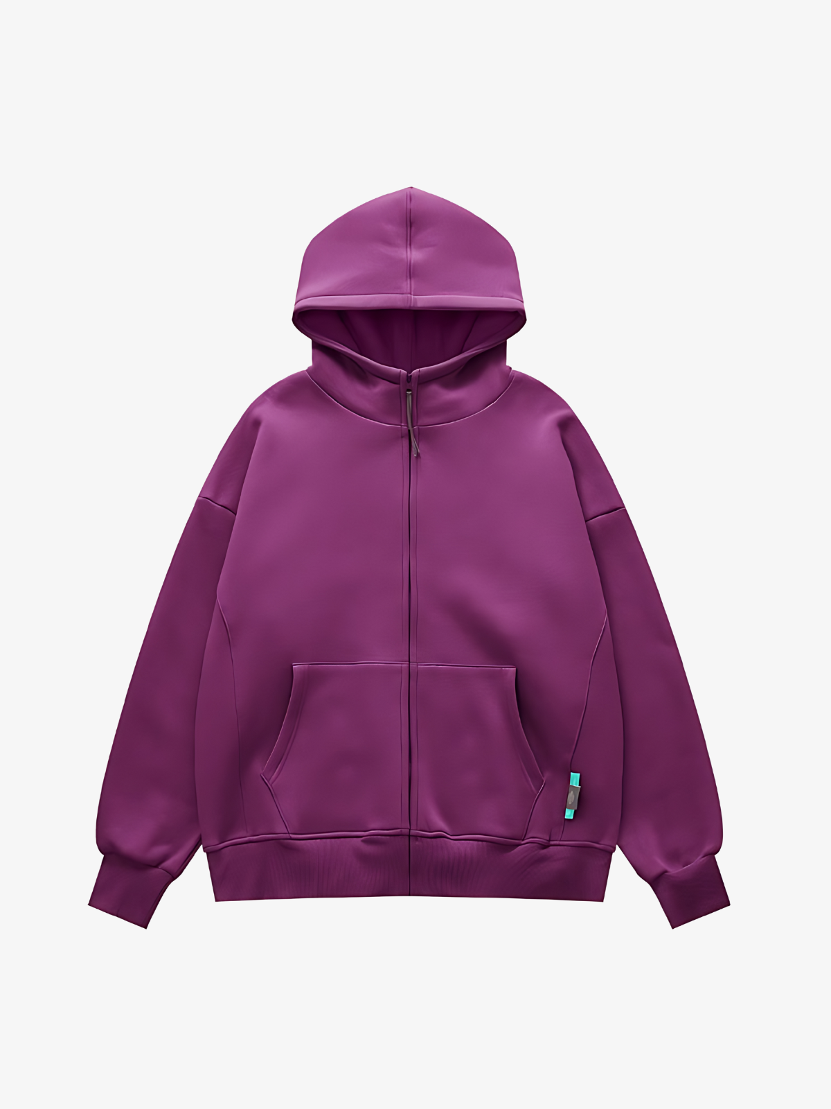 KG Heavy High Zipper Hoodie - KAEDE GARDENS