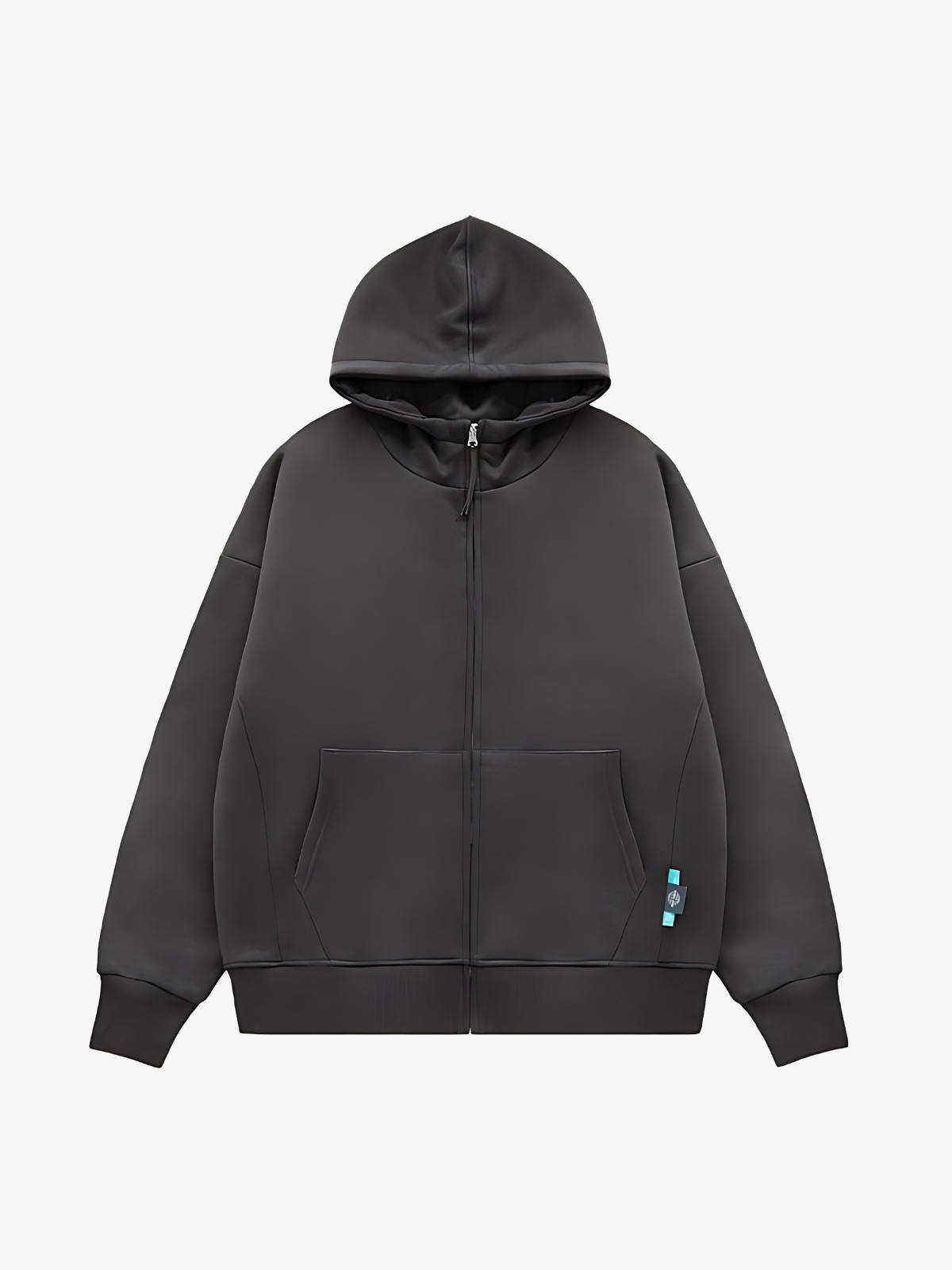 KG Heavy High Zipper Hoodie - KAEDE GARDENS