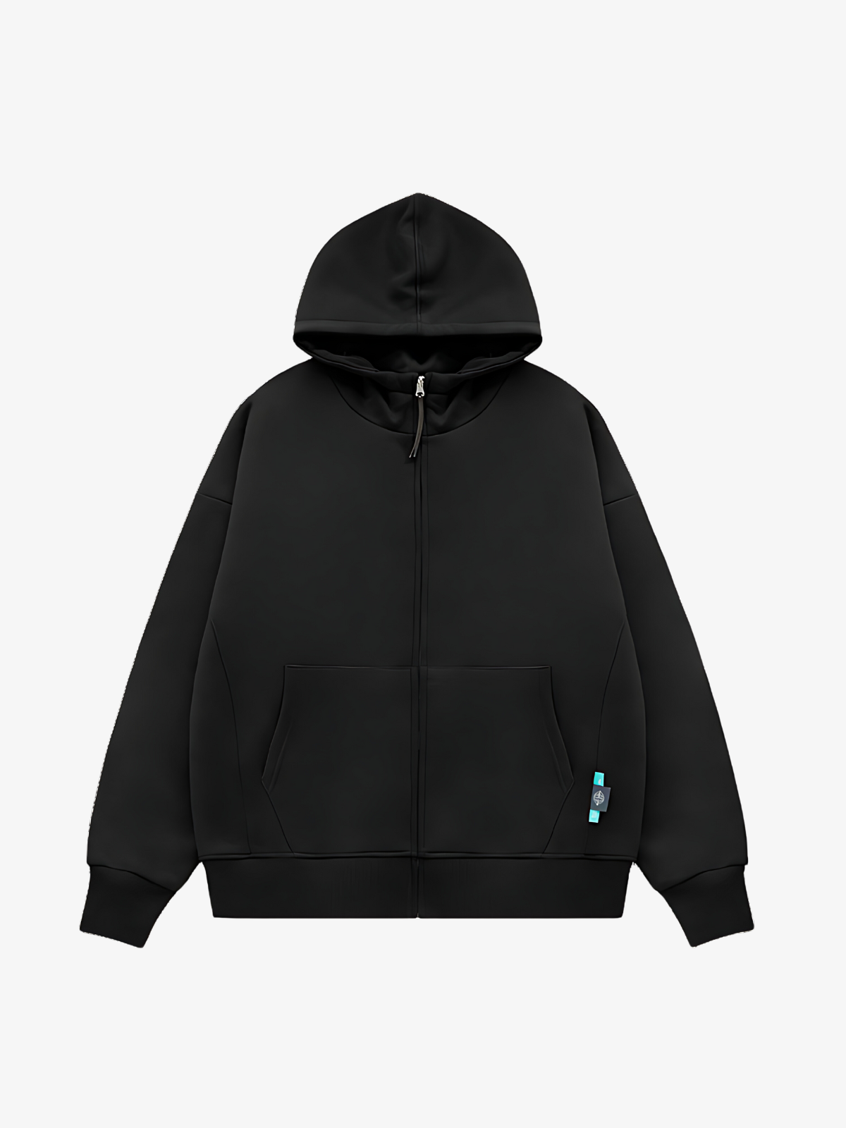 KG Heavy High Zipper Hoodie - KAEDE GARDENS