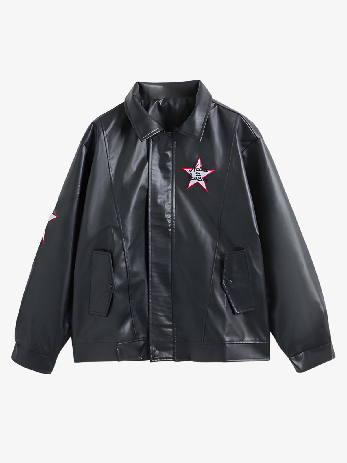 KG Embroidered Leather Jacket