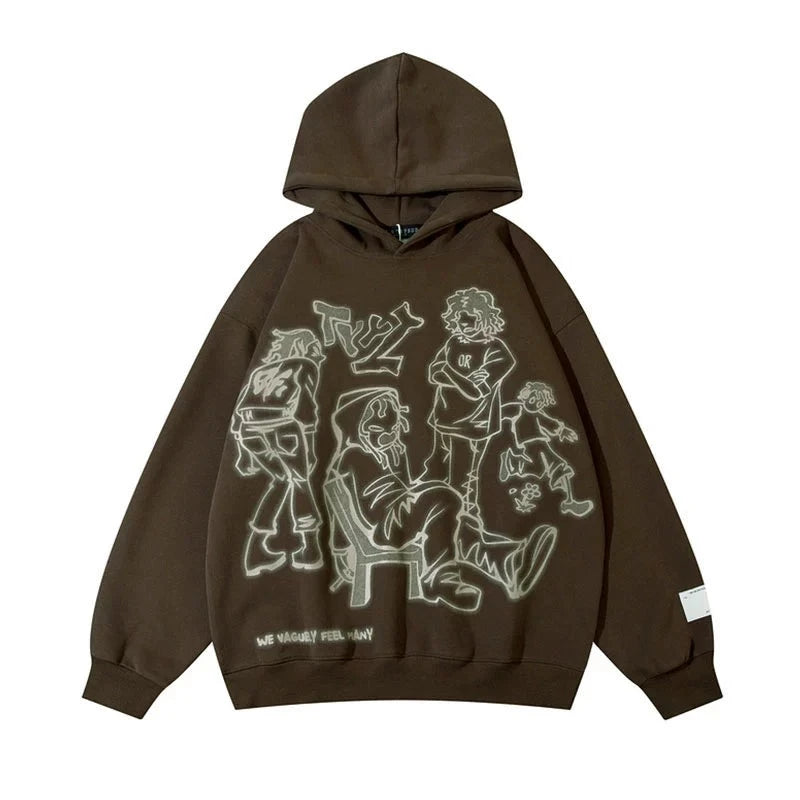 KG Cartoon Hoodie - KAEDE GARDENS