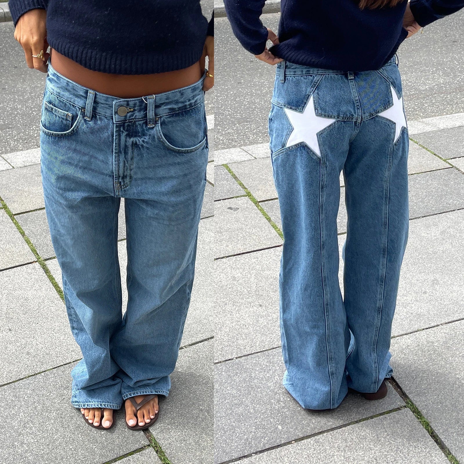 KG Star Pattern Jeans