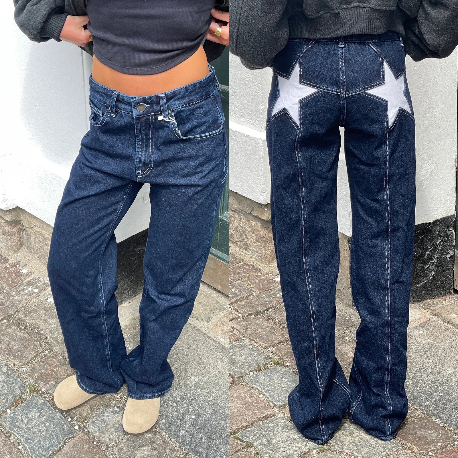 KG Star Pattern Jeans