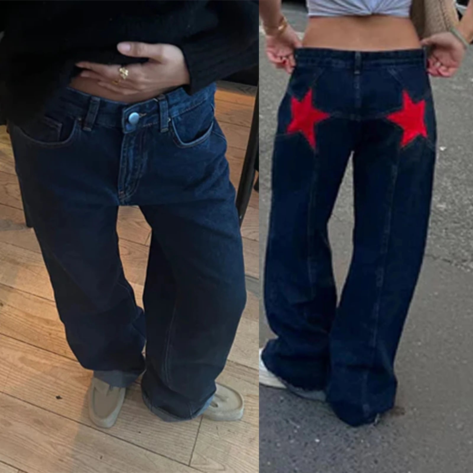 KG Star Pattern Jeans