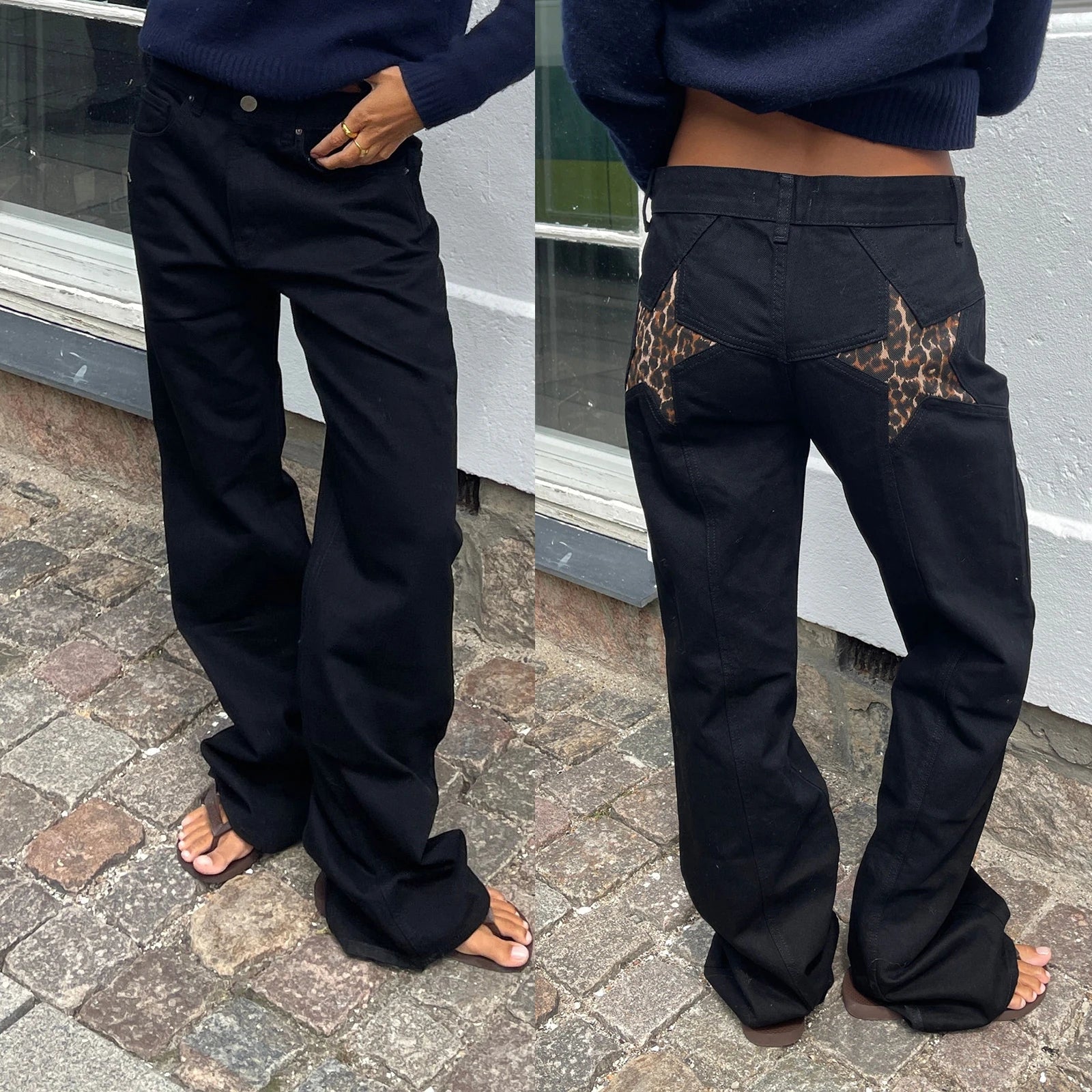 KG Star Pattern Jeans