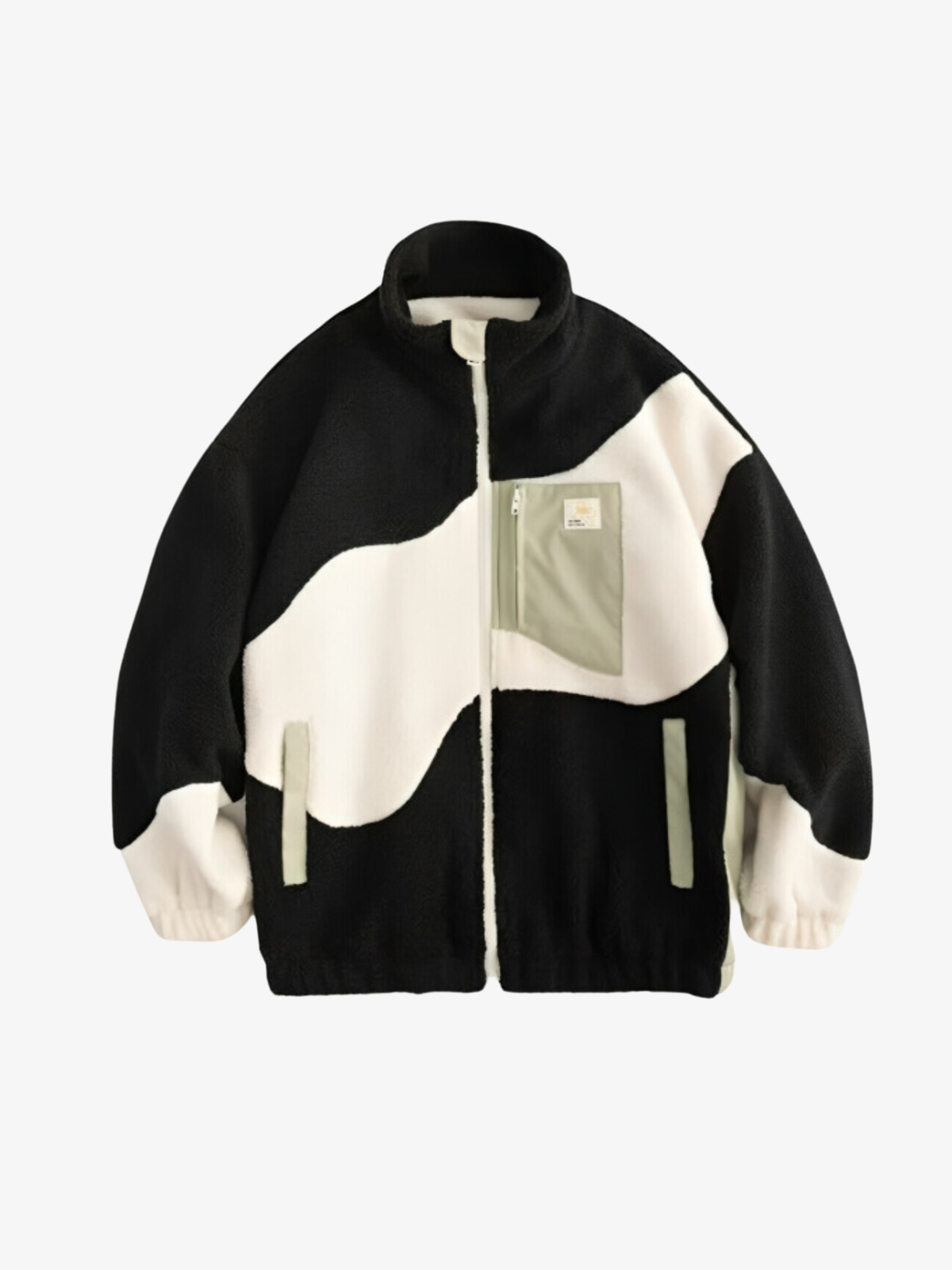 KG Wave Patterned Fleece Jacket