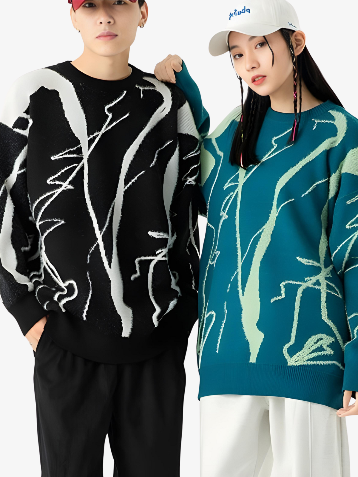 KG Abstract Pattern Sweater