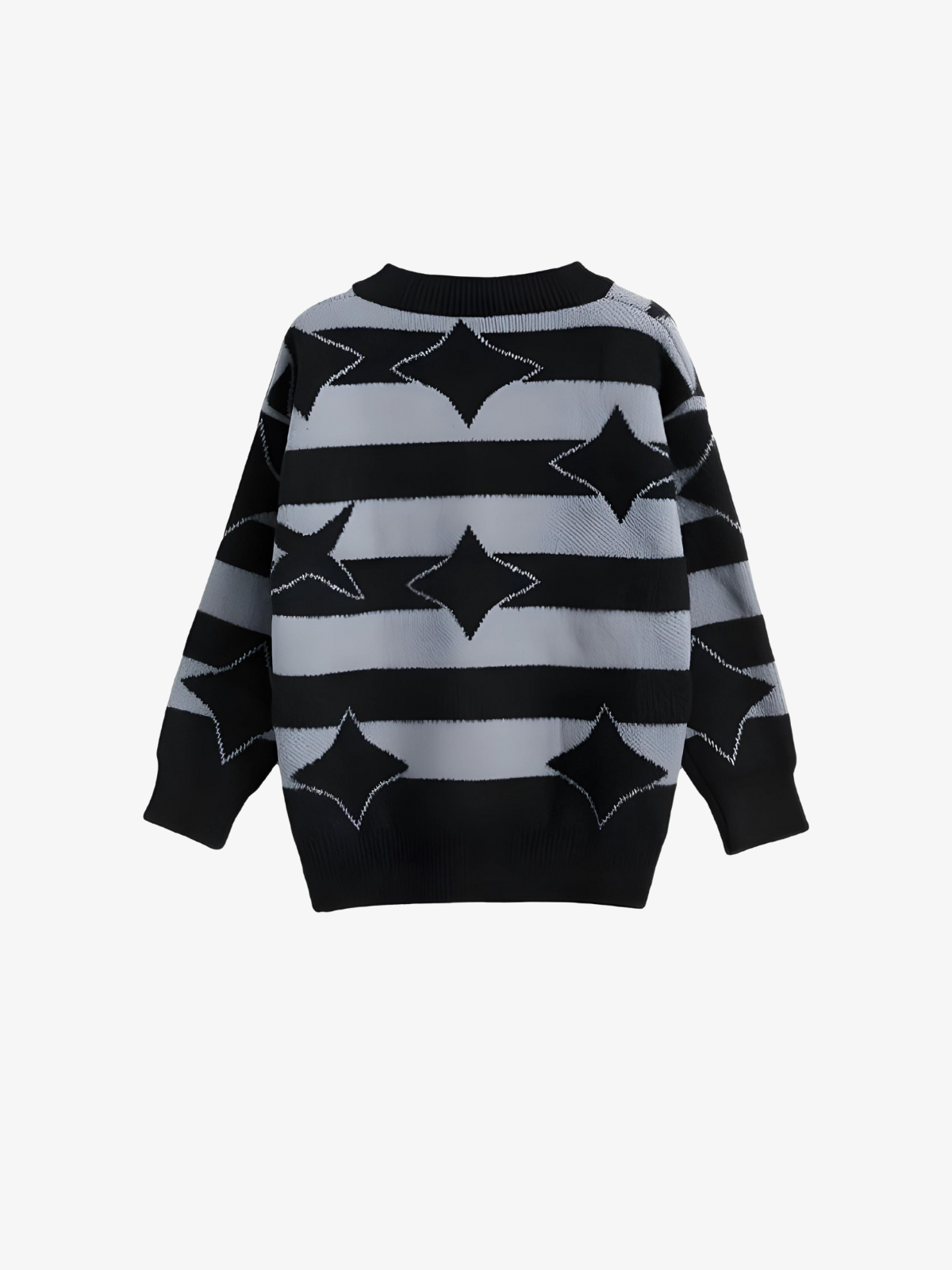 KG Diamond Striped Sweater