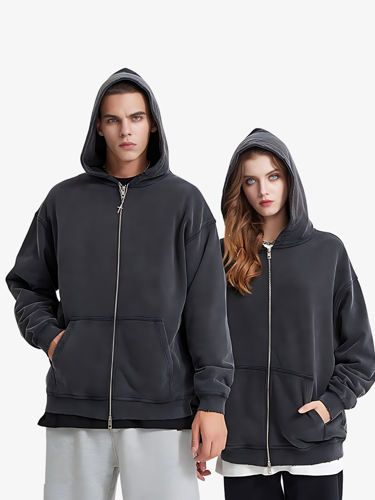 KG Pure Cotton Frayed Hoodie