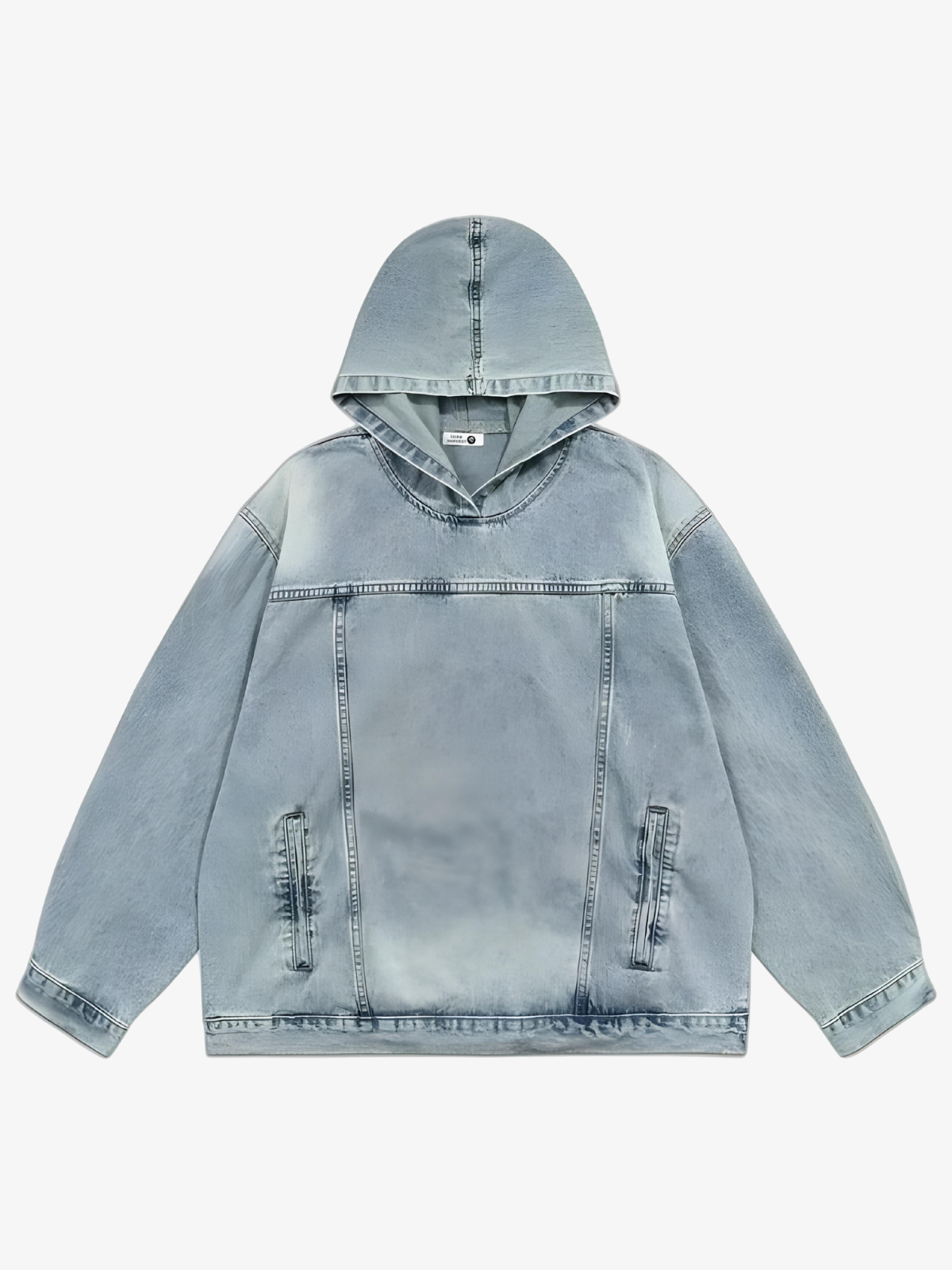 KG Acid Wash Patterned Hoodie