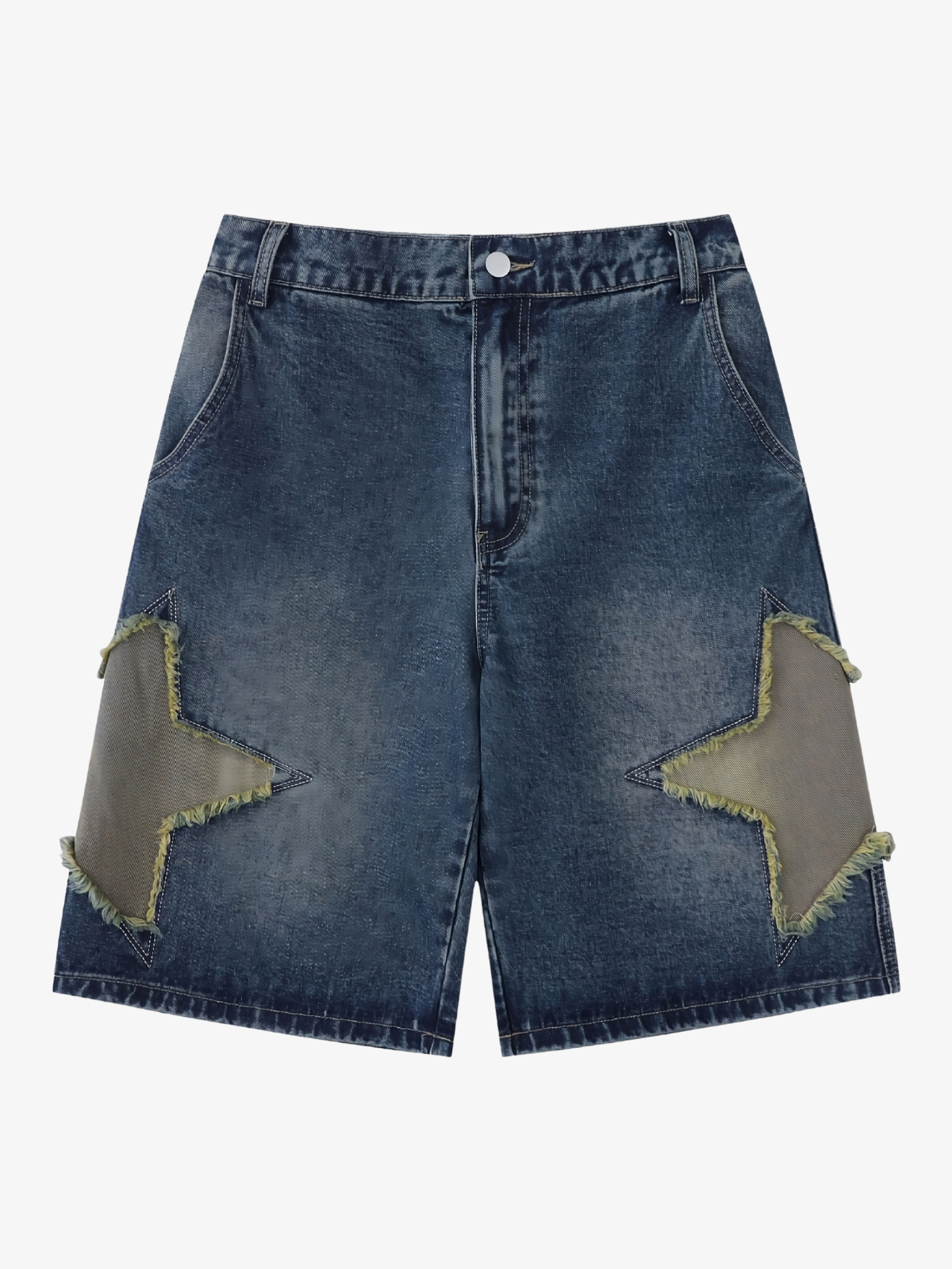 KG Star Embroidered Jean Shorts