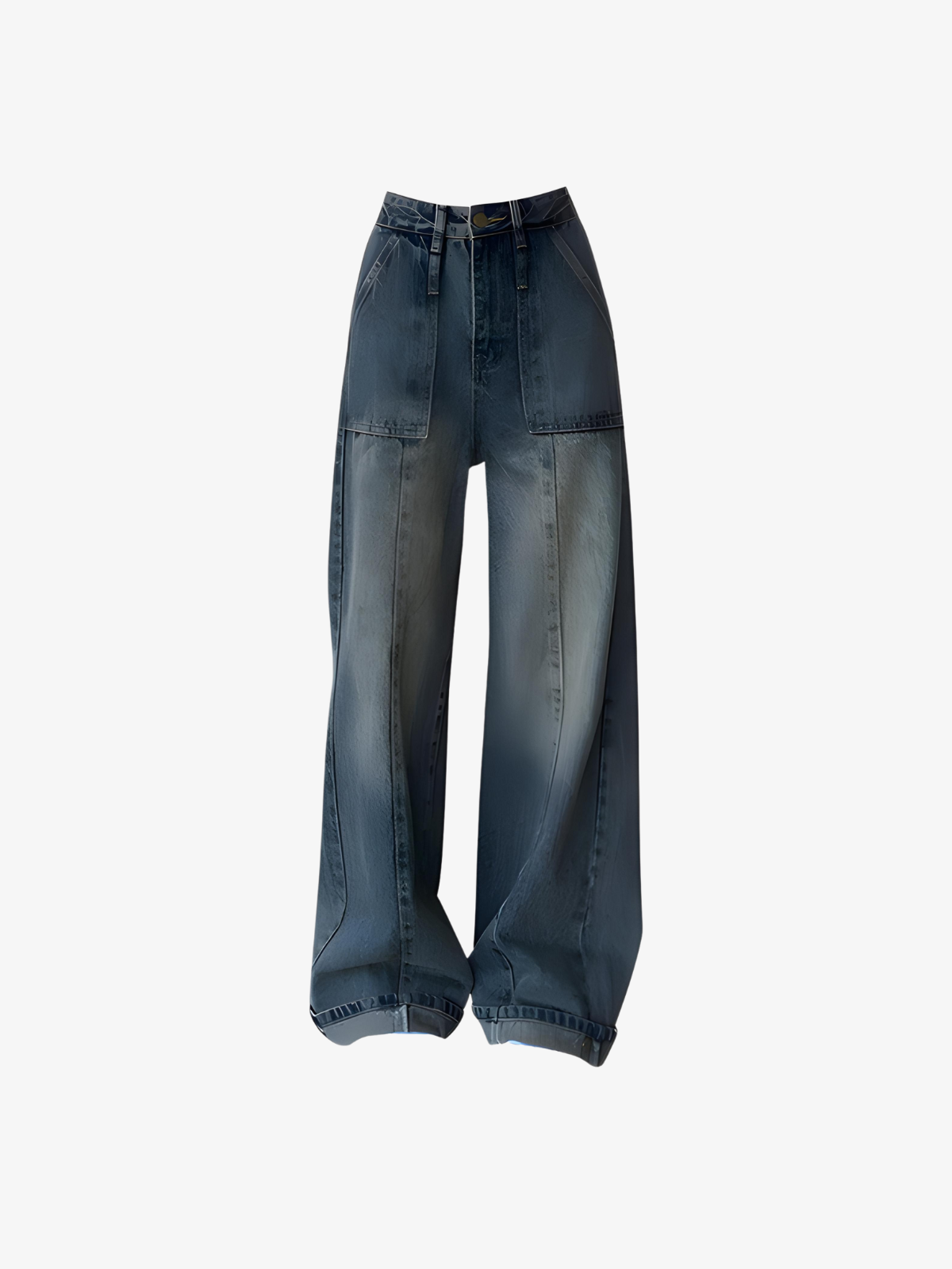 KG Thin Gradient Baggy Jeans