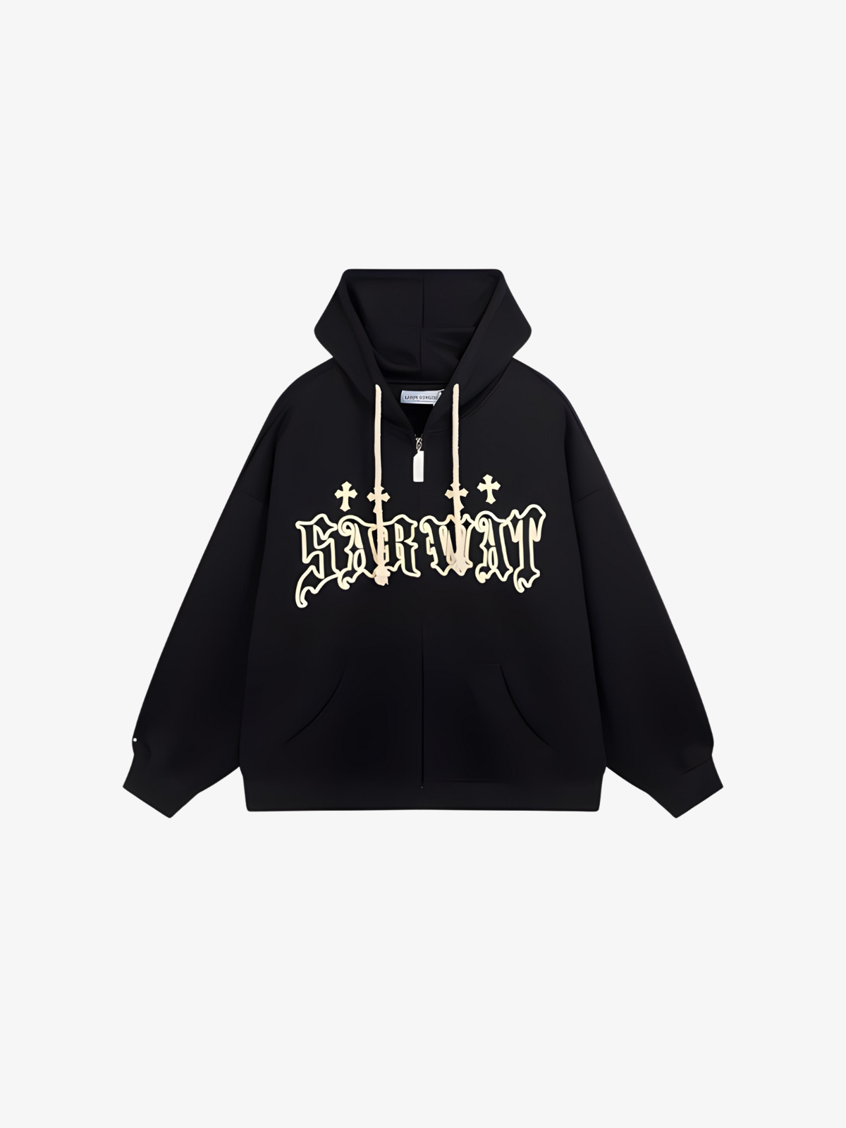 KG Foam-Lettered Zip Up Hoodie