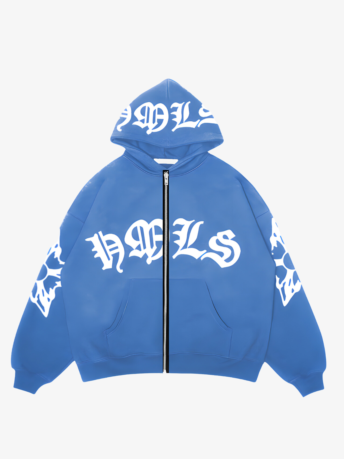 KG Puff Print Zipper Hoodie