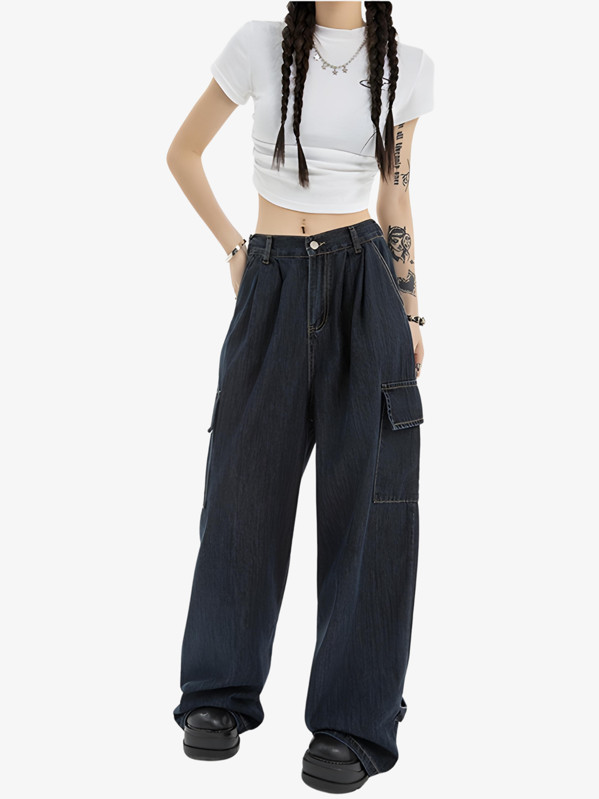 KG Retro High Waist Mop Jeans