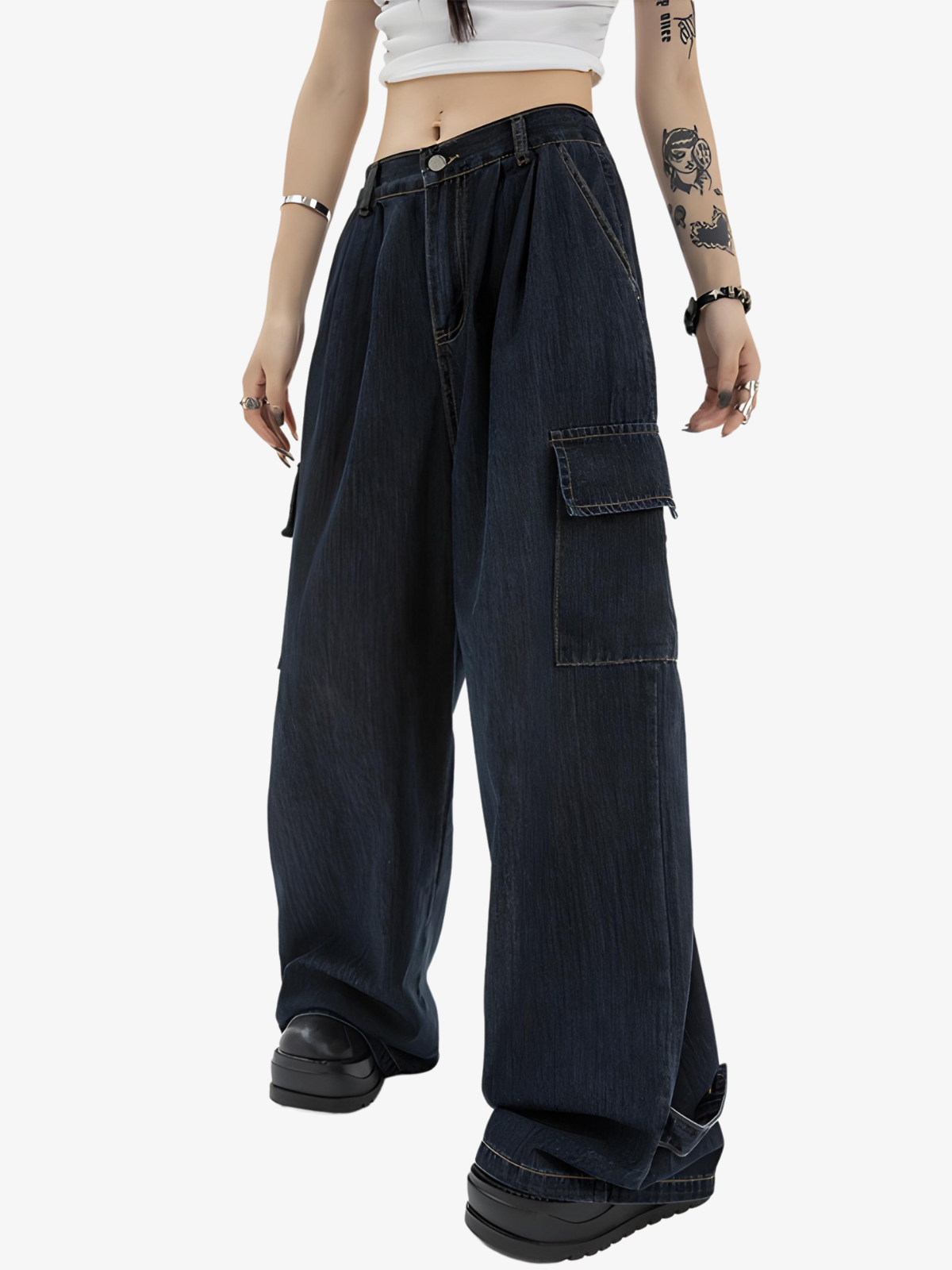 KG Retro High Waist Mop Jeans