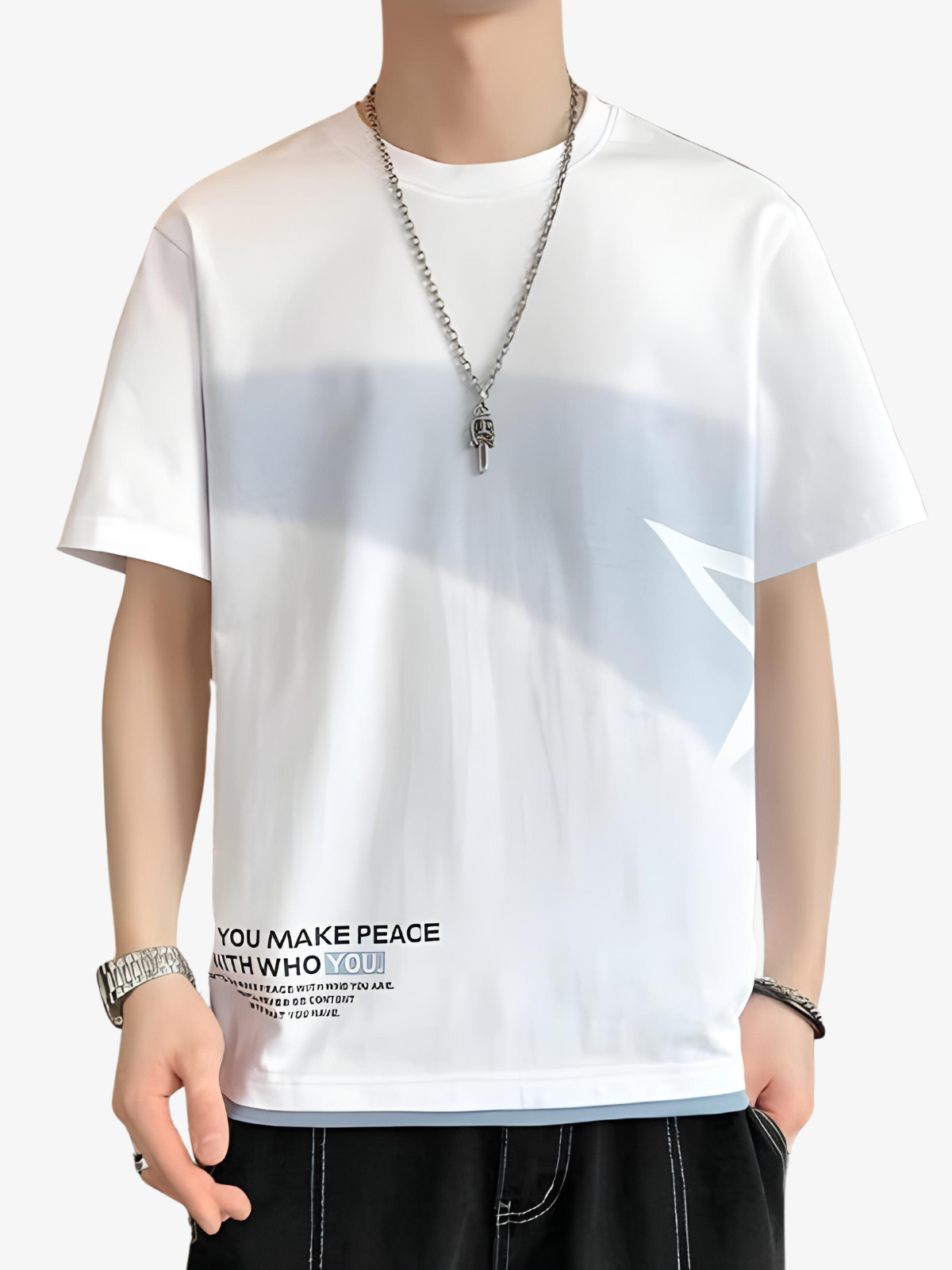 KG Color Contrast Oversized T-Shirt