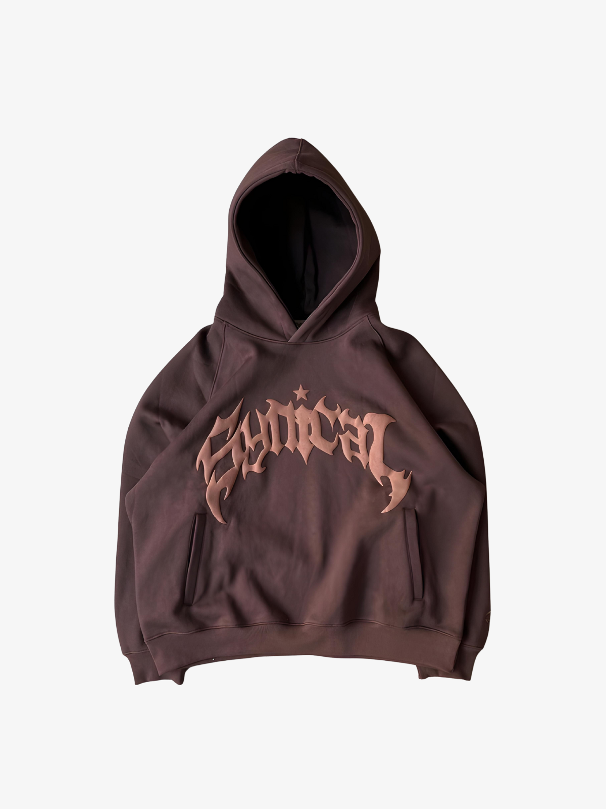 KG Gothic Letter Printed Hoodie