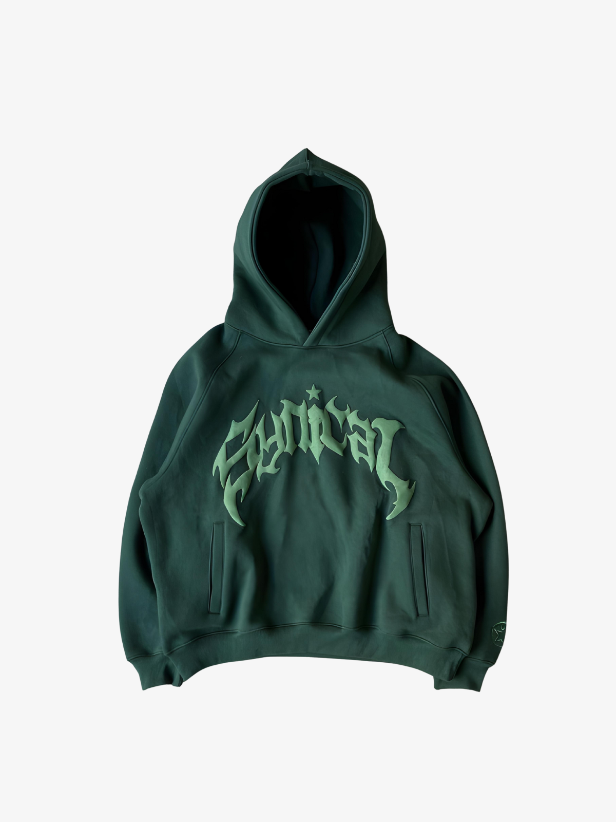 KG Gothic Letter Printed Hoodie