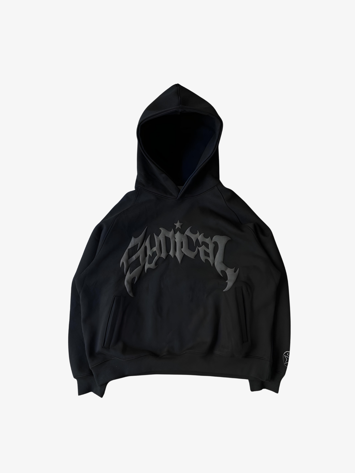 KG Gothic Letter Printed Hoodie