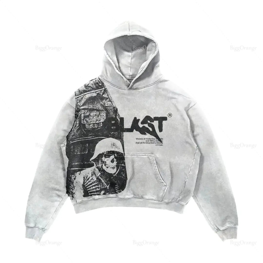 KG Faded Graphic Hoodie