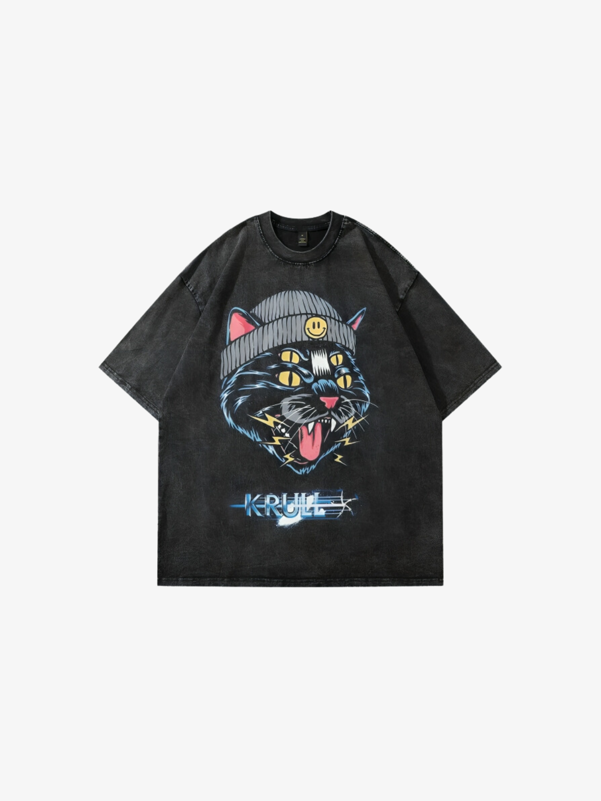 KG Wildcat Distressed Graphic T-Shirt